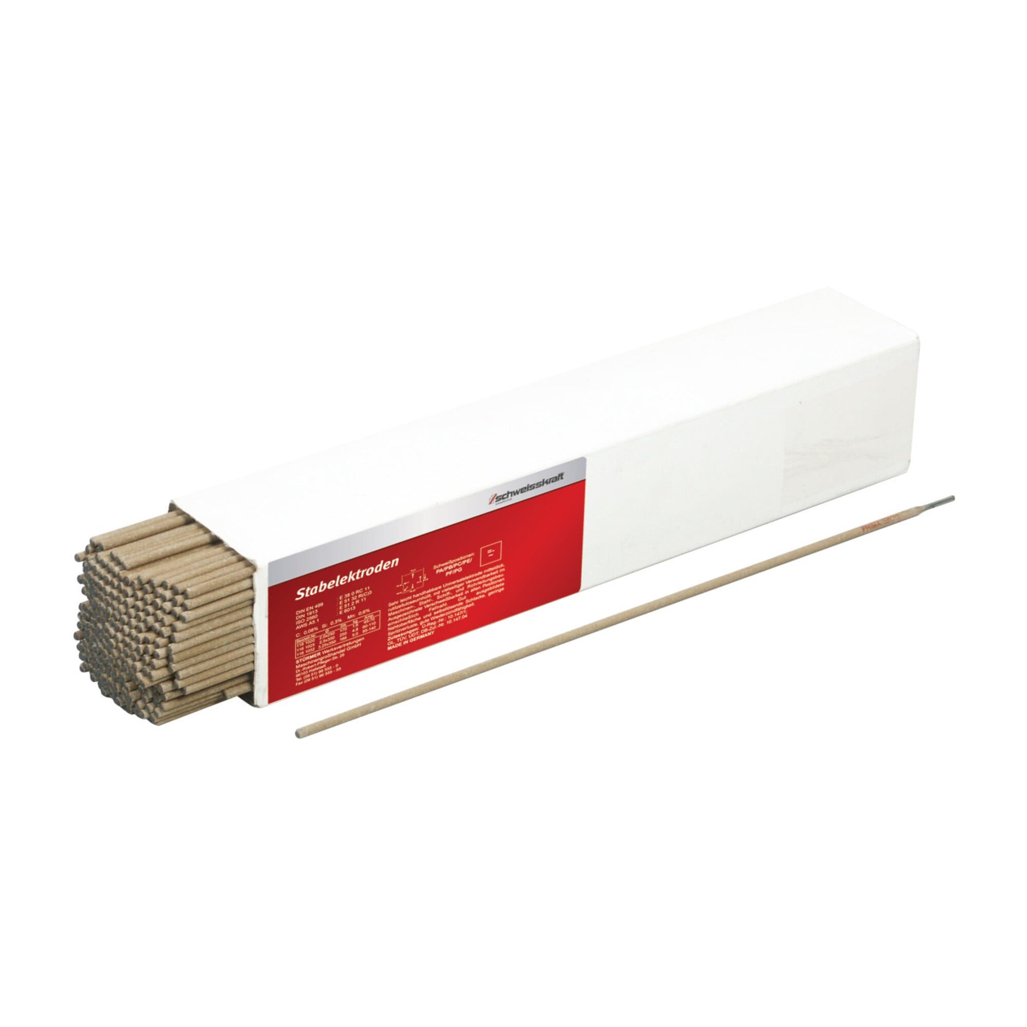 Schweißkraft Stabelektroden Schweißkraft Stabelektroden RR(B)7 - 3,2 x 350 mm