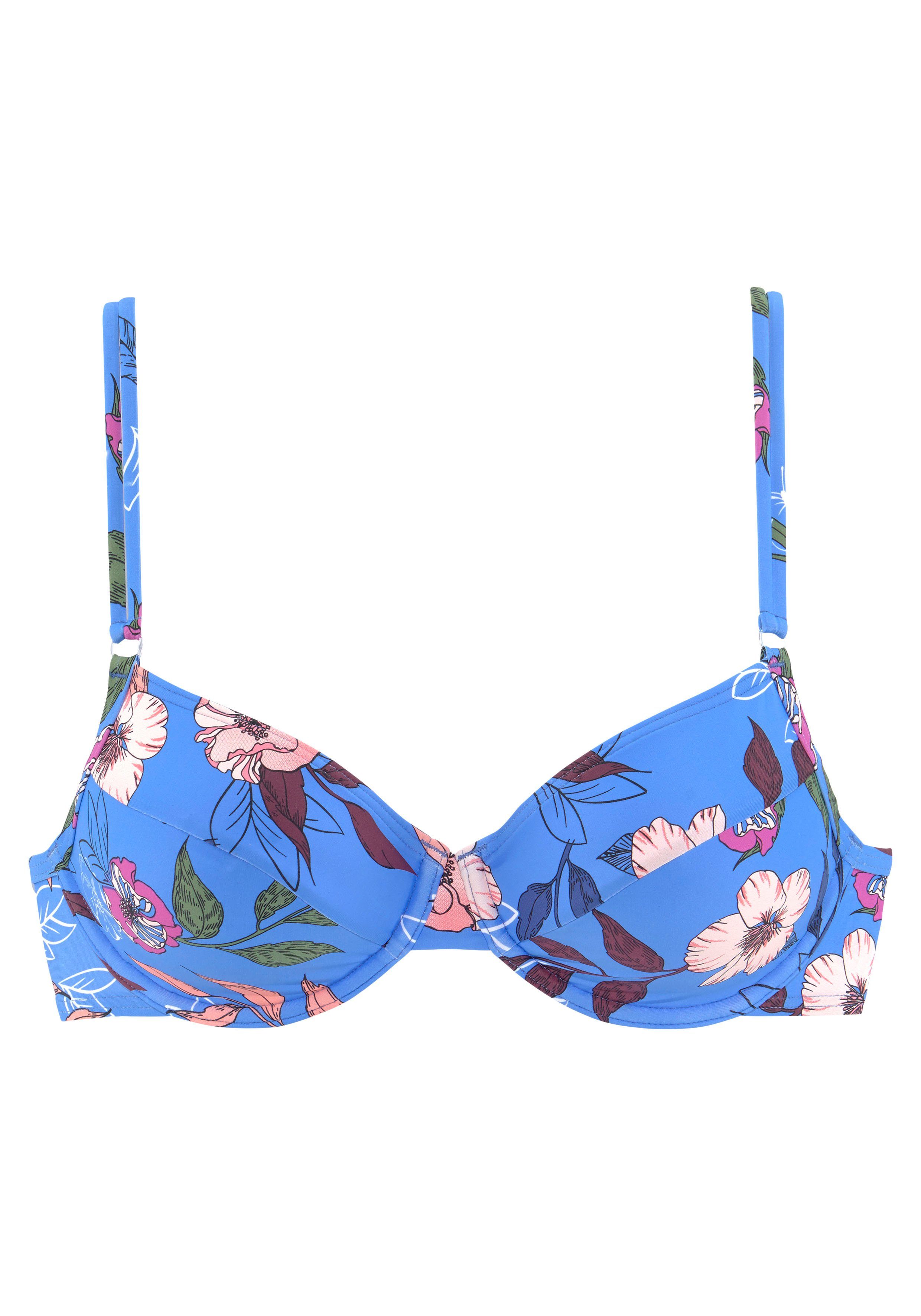 s.Oliver Bügel-Bikini-Top Maya, mit Doppelträgern und floralem Design günstig online kaufen