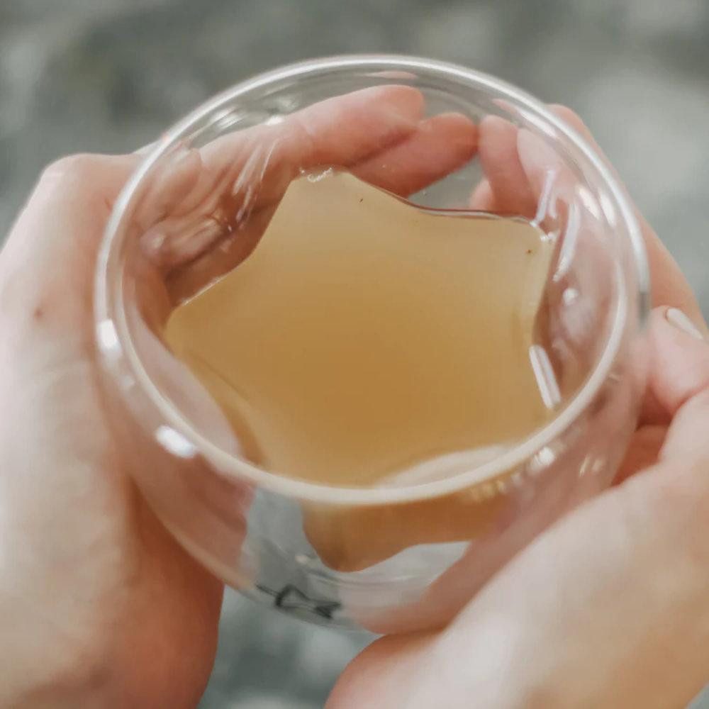 Eulenschnitt Tasse Doppelwandiges Sternglas Stern (200ml)