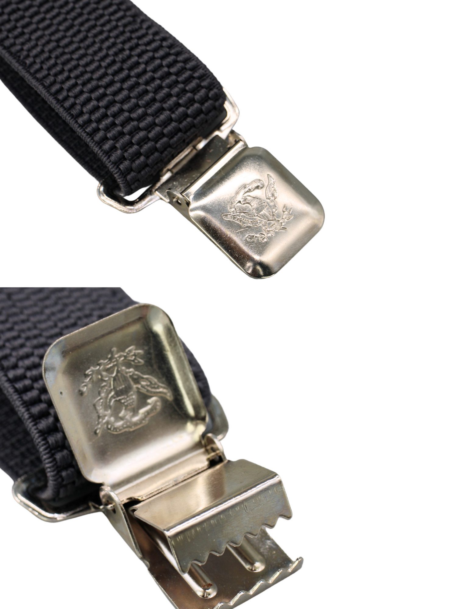 ANTALUX Hosenträger Y-Form – Elastisch & Verstellbar - Breite 4 cm, mit Metallclips 14 verschiedene Farben