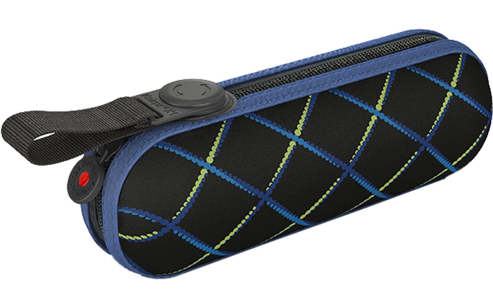 Knirps® Taschenregenschirm kleiner, leichter, kompakter Schirm für Damen, gut geschützt durch das Hard-Case-Etui