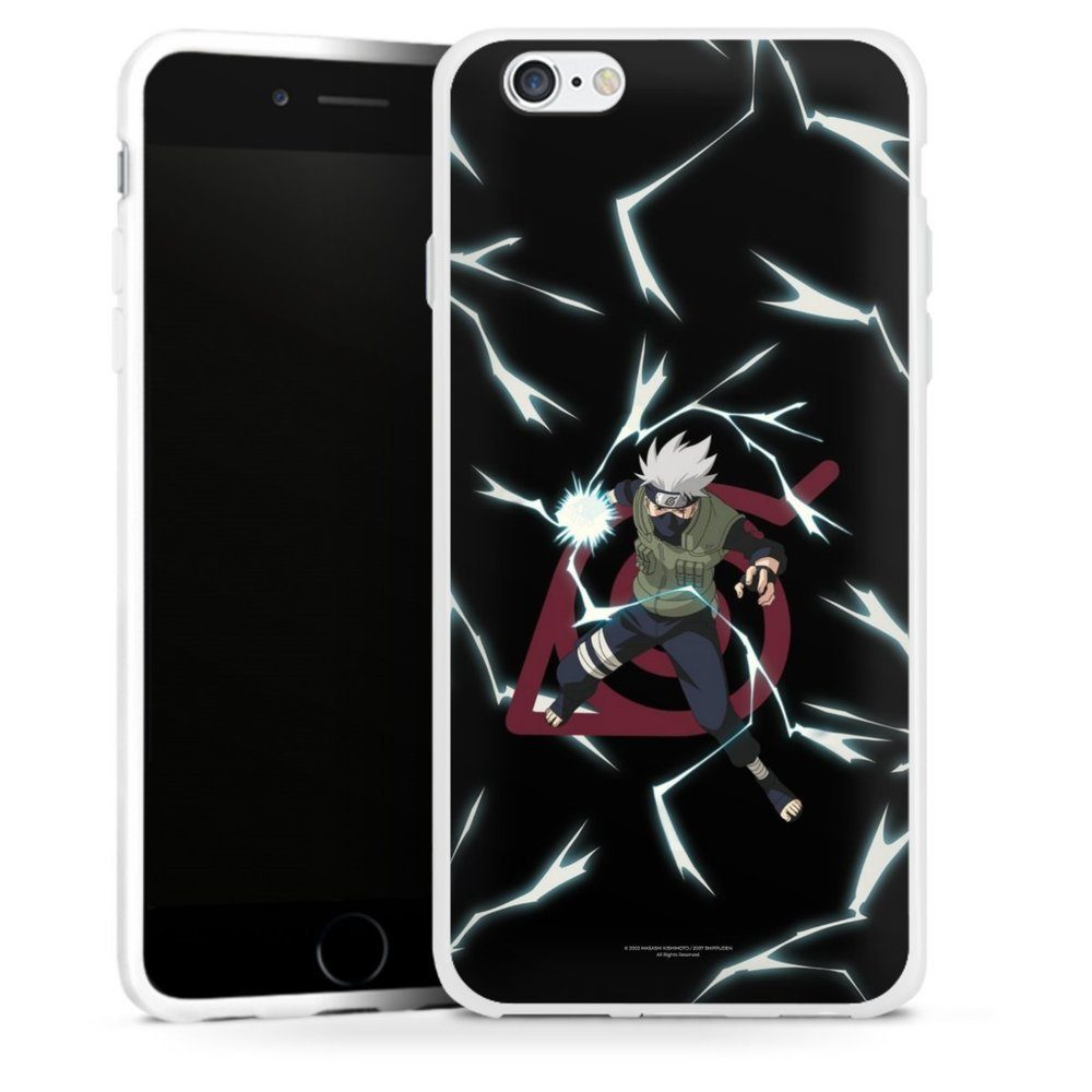 DeinDesign Handyhülle Kakashi Naruto Shippuden Offizielles Lizenzprodukt Kakashi Raikiri, Apple iPhone 6s Silikon Hülle Bumper Case Handy Schutzhülle