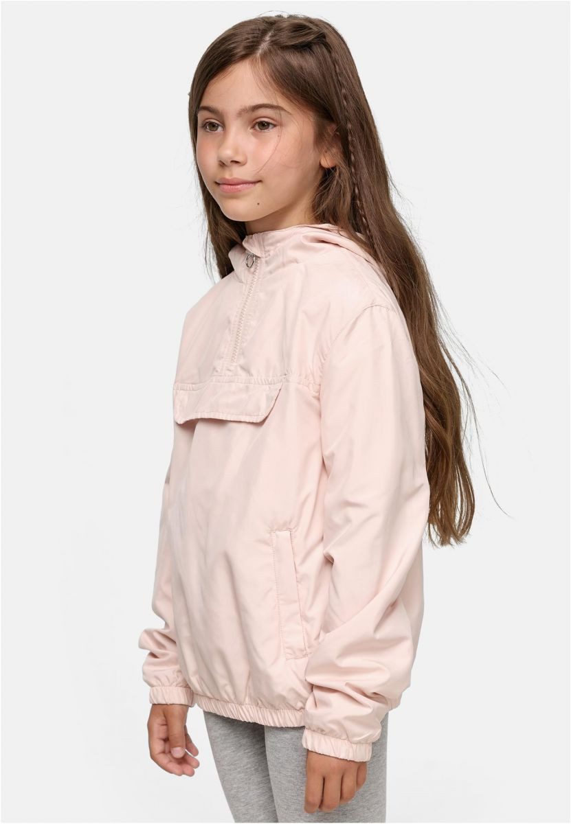 URBAN CLASSICS Outdoorjacke Girls Basic Pullover Jacket Überziehjacke Mädchen