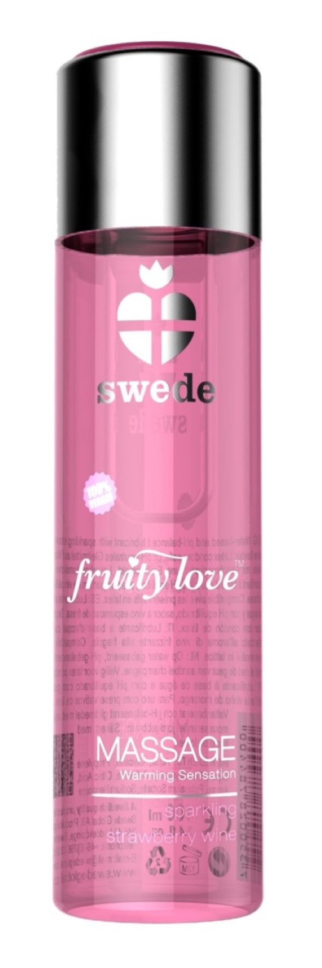 Gleitgel 60 ml - Fruity Love Massage Lotion Sparkling Strawberry Wine 60 ml