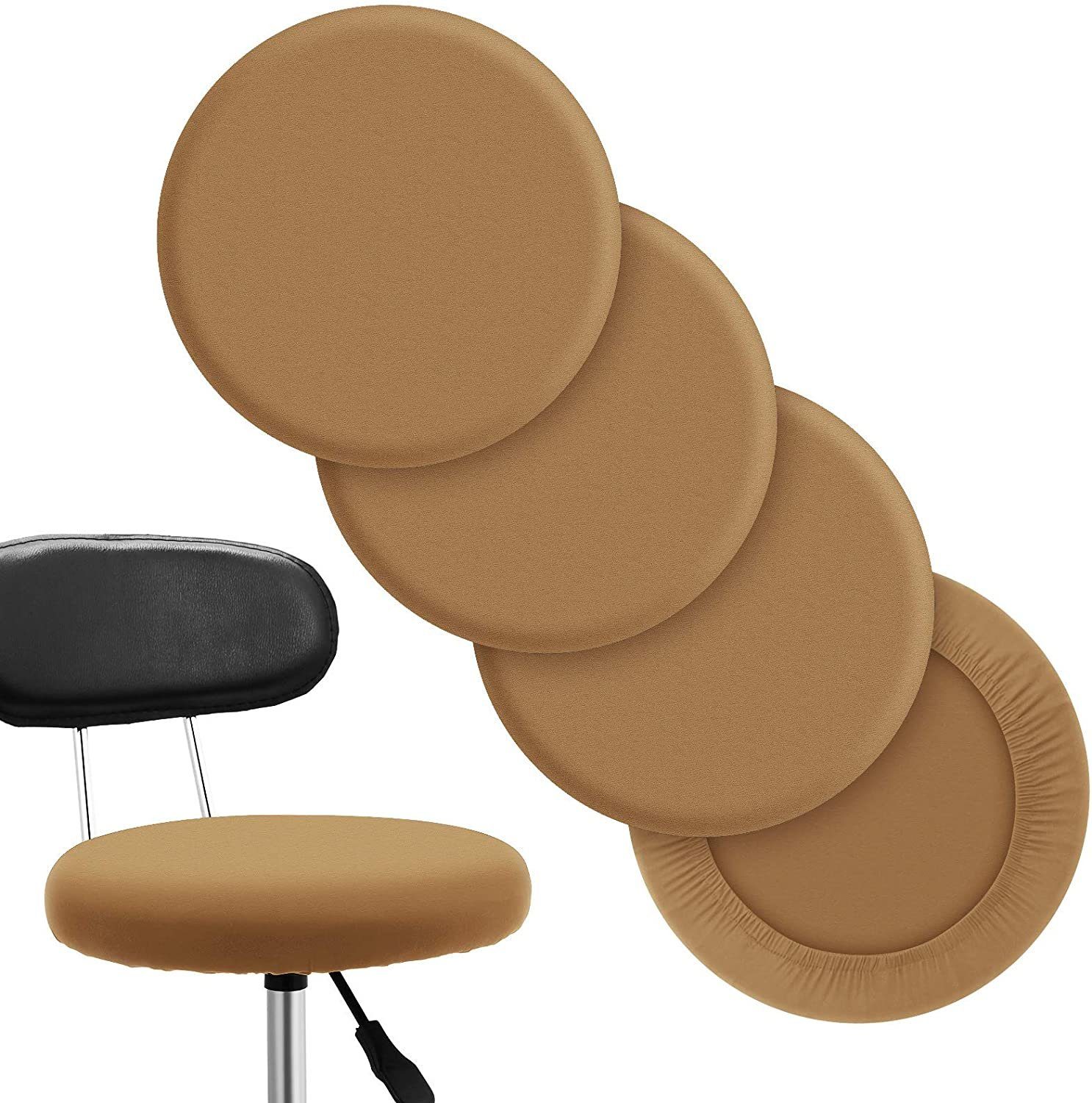 Runde Sitzbezug Kissen Stuhlbezug für Barhocker Stuhl 