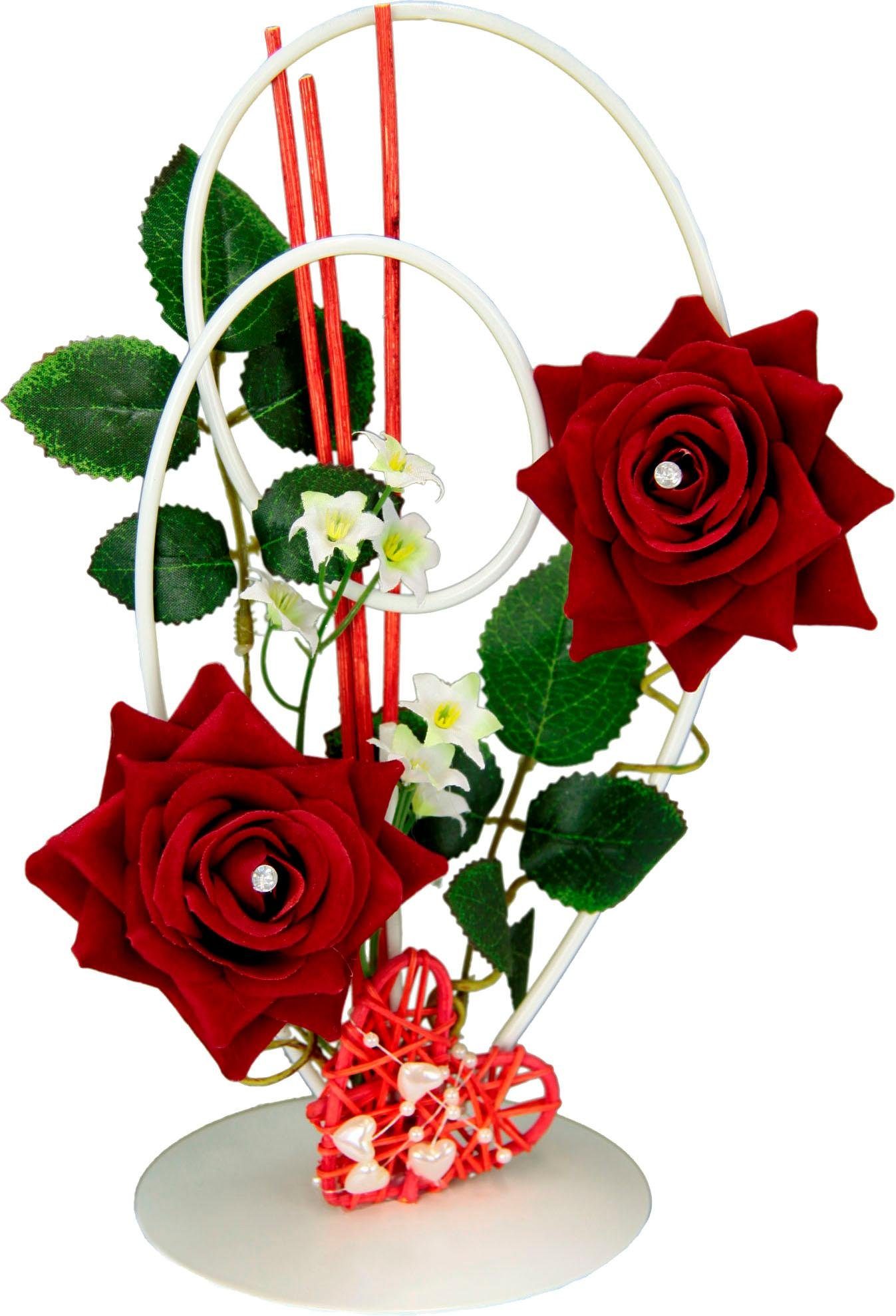 Kunstpflanze Rose, I.GE.A. günstig online kaufen