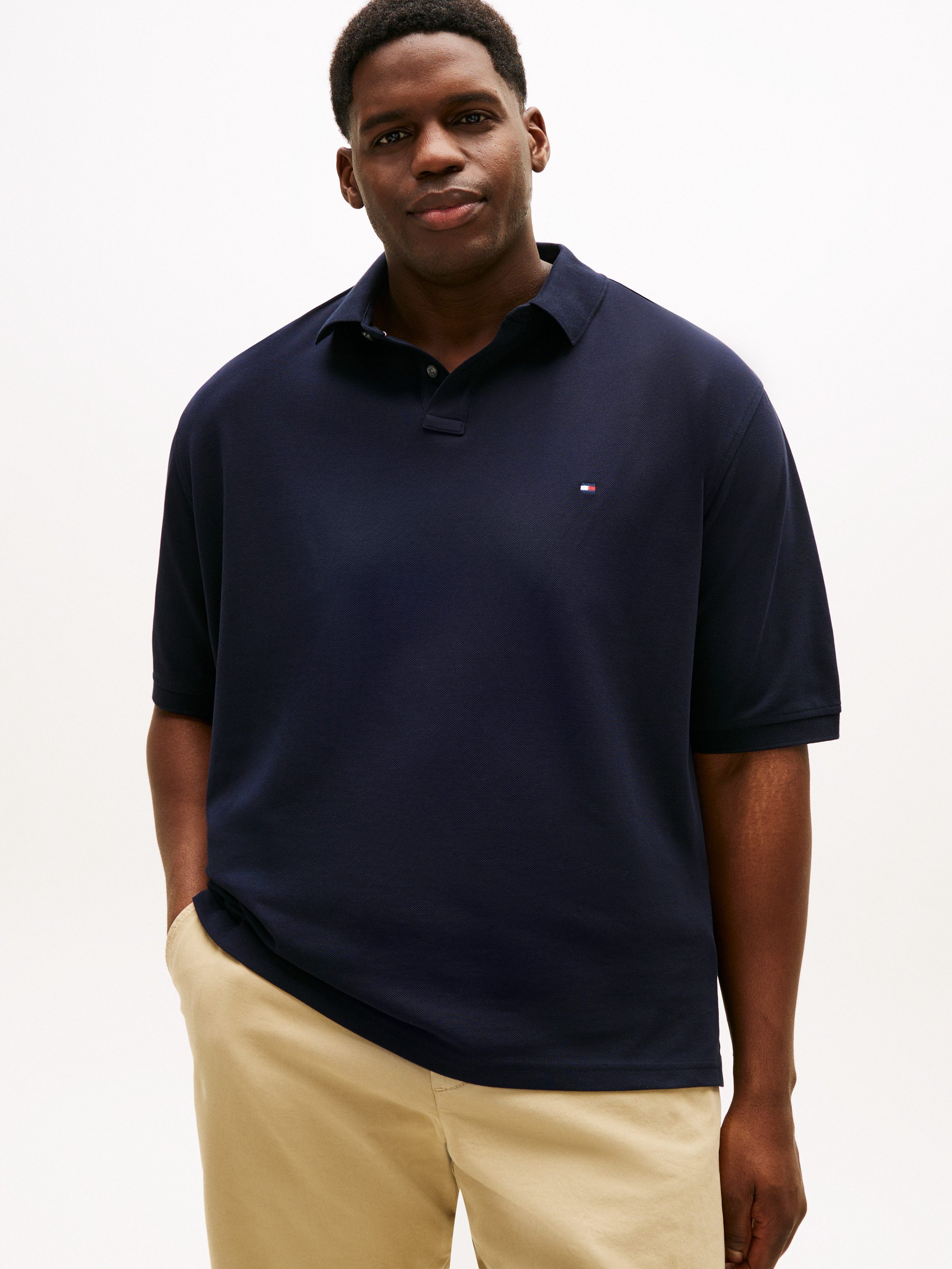 Tommy Hilfiger Big & Tall Poloshirt Plus 1985 Große Größen, Pique, regular fit