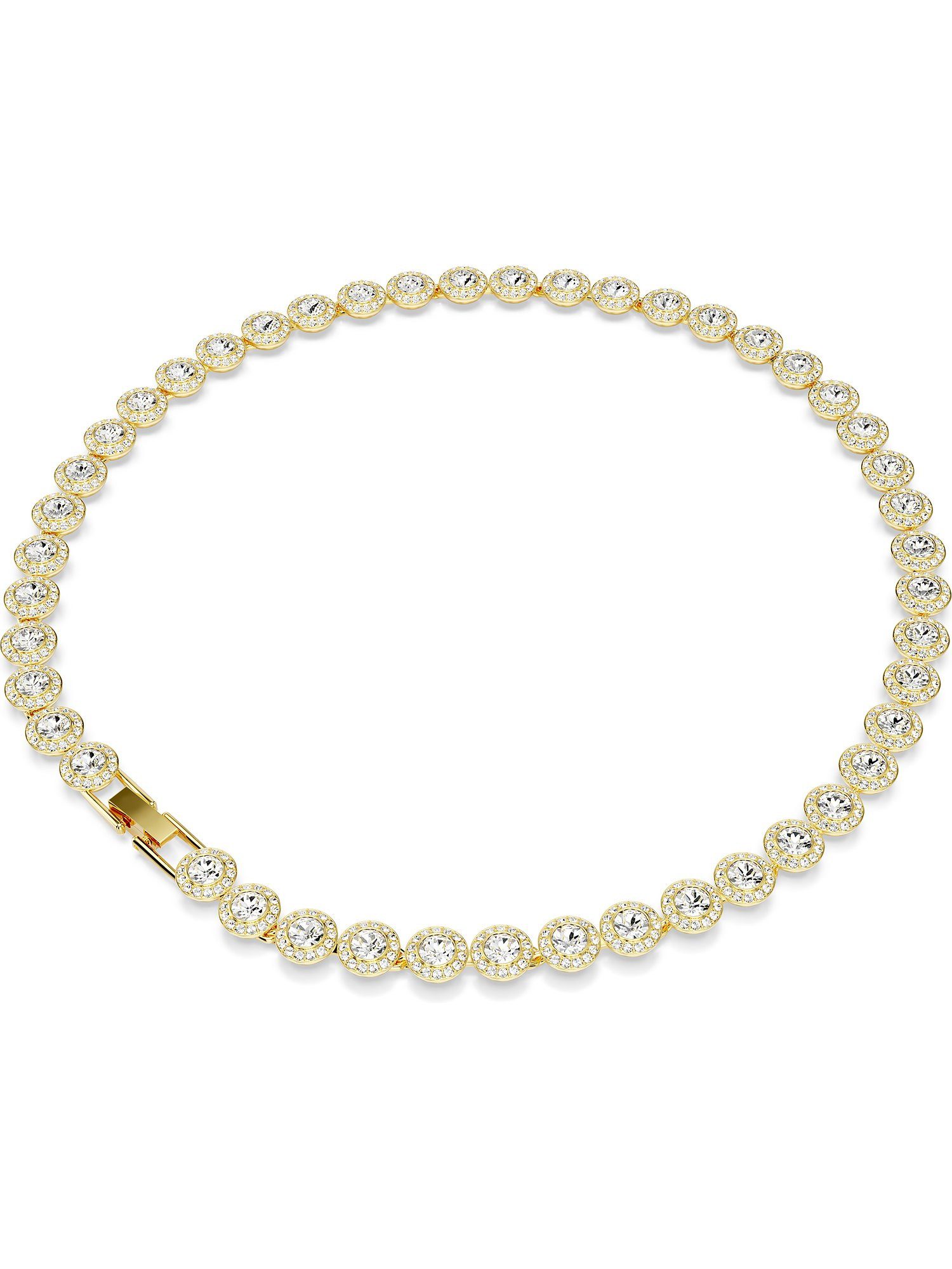 Swarovski Collier Swarovski Damen-Kette Metall Swarovski-Kristall günstig online kaufen