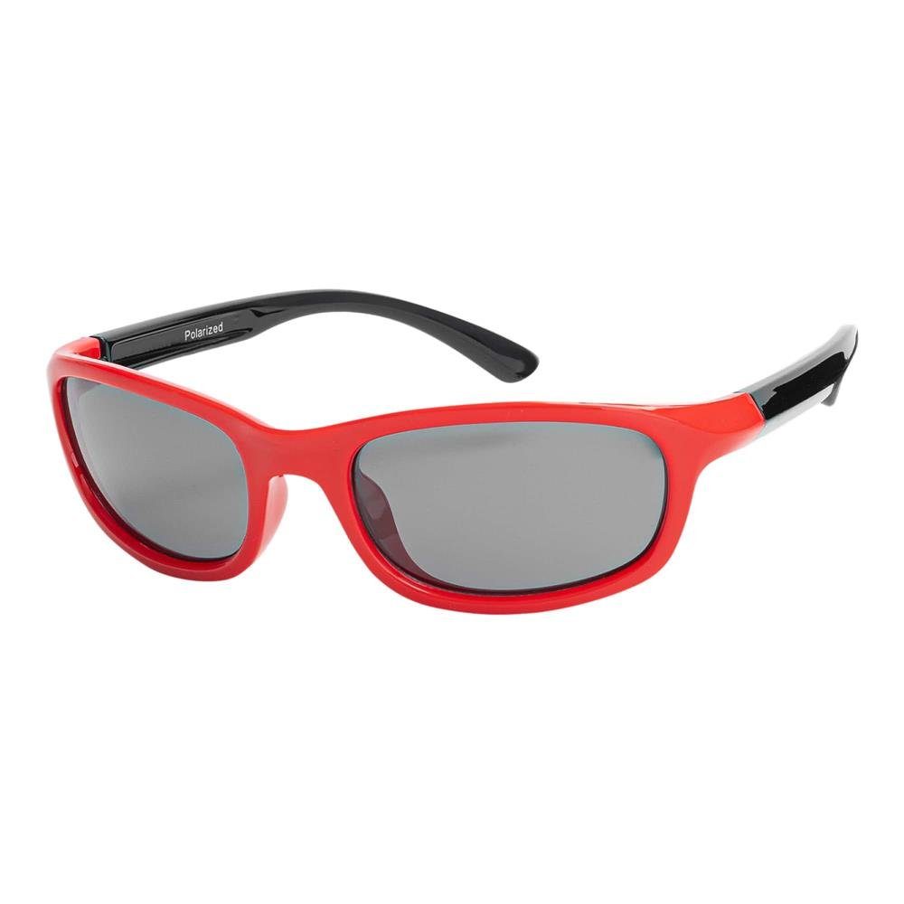 mit Sonnenbrille Mädchen Linsen Sonnenbrille Kinder Eyewear Jungen Designer polarisierten BEZLIT Rot-Schwarz (1-St)