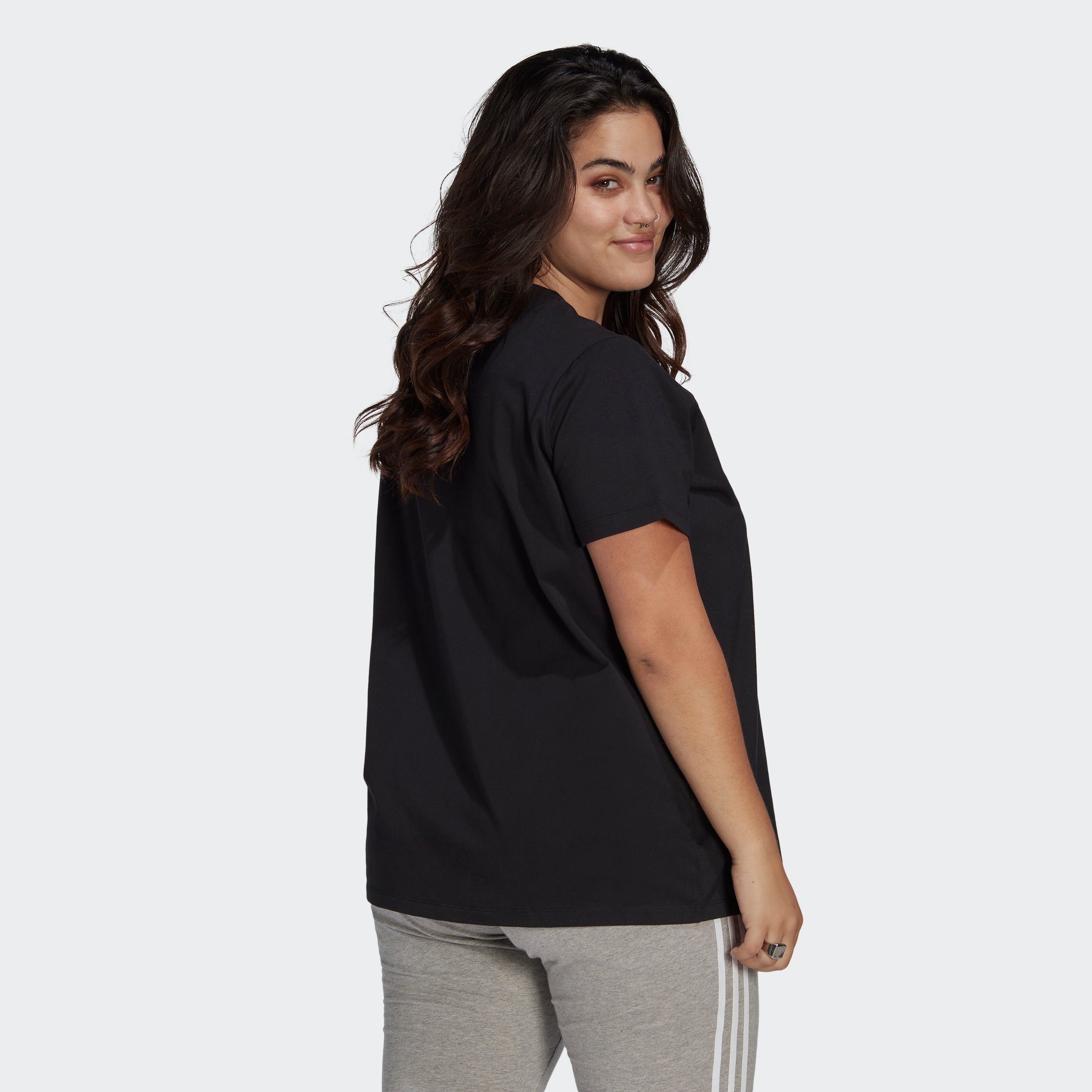 GRÖSSEN GROSSE TREFOIL Black Originals – T-Shirt ADICOLOR adidas CLASSICS