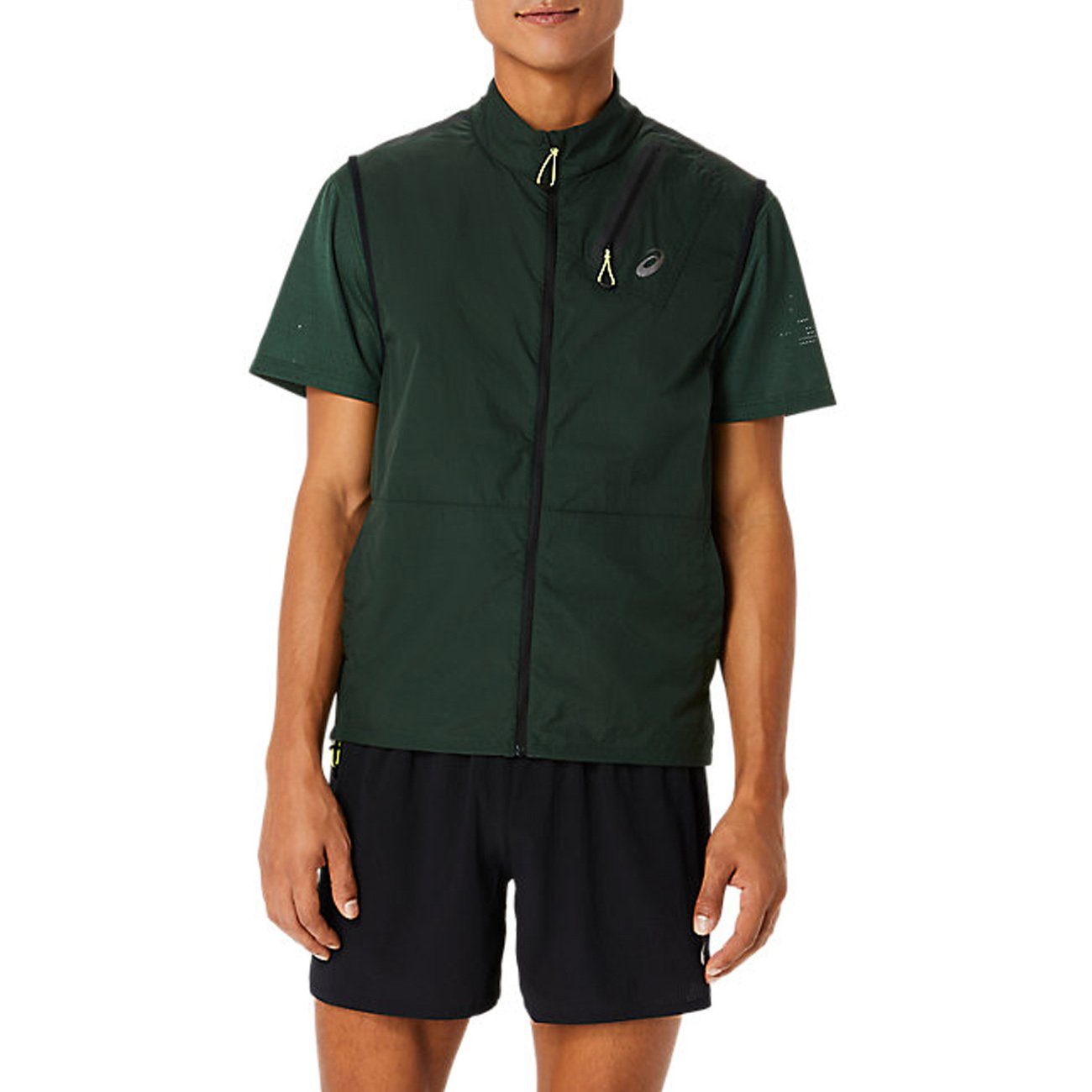 Asics Metarun Packable Vest Herren Rain Forest Outdoorschuh