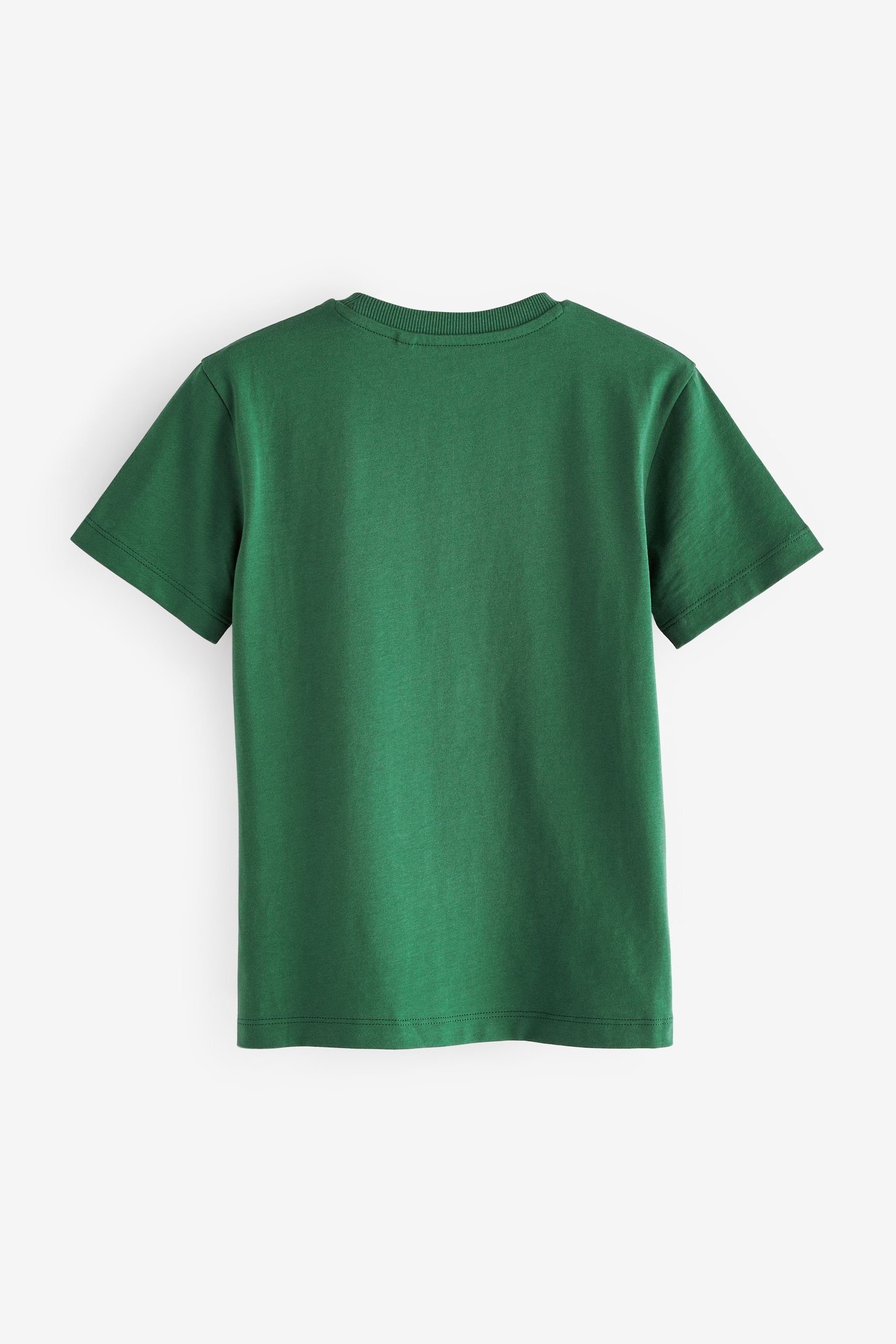 (1-tlg) T-Shirt Weihnachtliches Dino Next Green T-Shirt