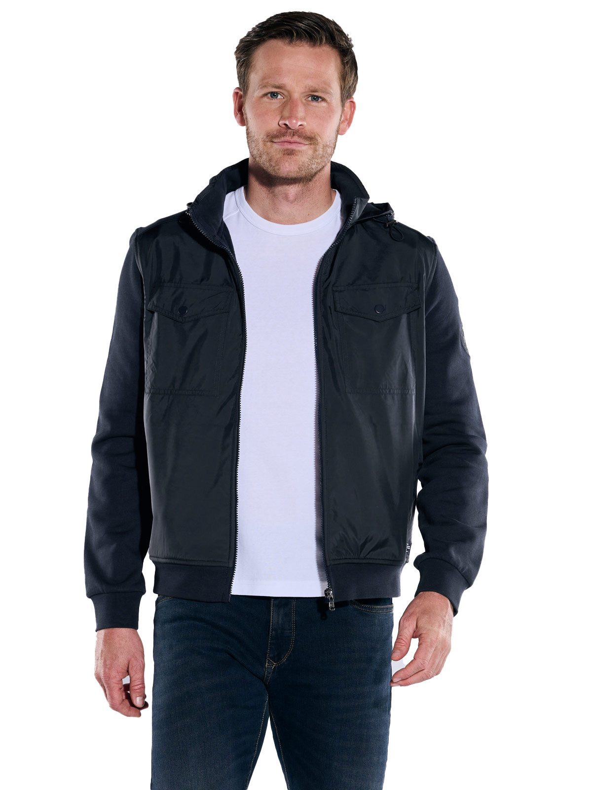 Engbers Kapuzensweatjacke Baumwoll-Jacke mit Kapuze günstig online kaufen