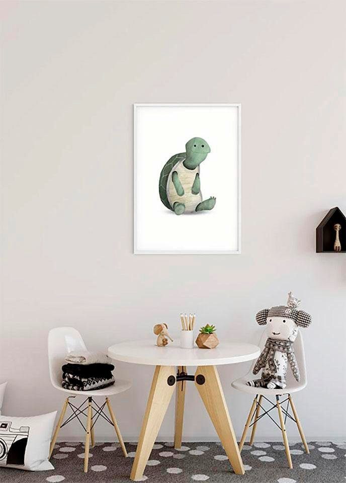 Komar Poster Cute Animal Schildkröten Schlafzimmer, Turtle, (1 Wohnzimmer St), Kinderzimmer