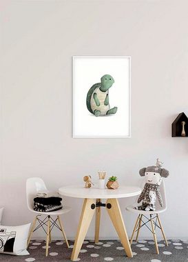 Komar Poster Cute Animal Turtle, Schildkröten (1 St), Kinderzimmer, Schlafzimmer, Wohnzimmer