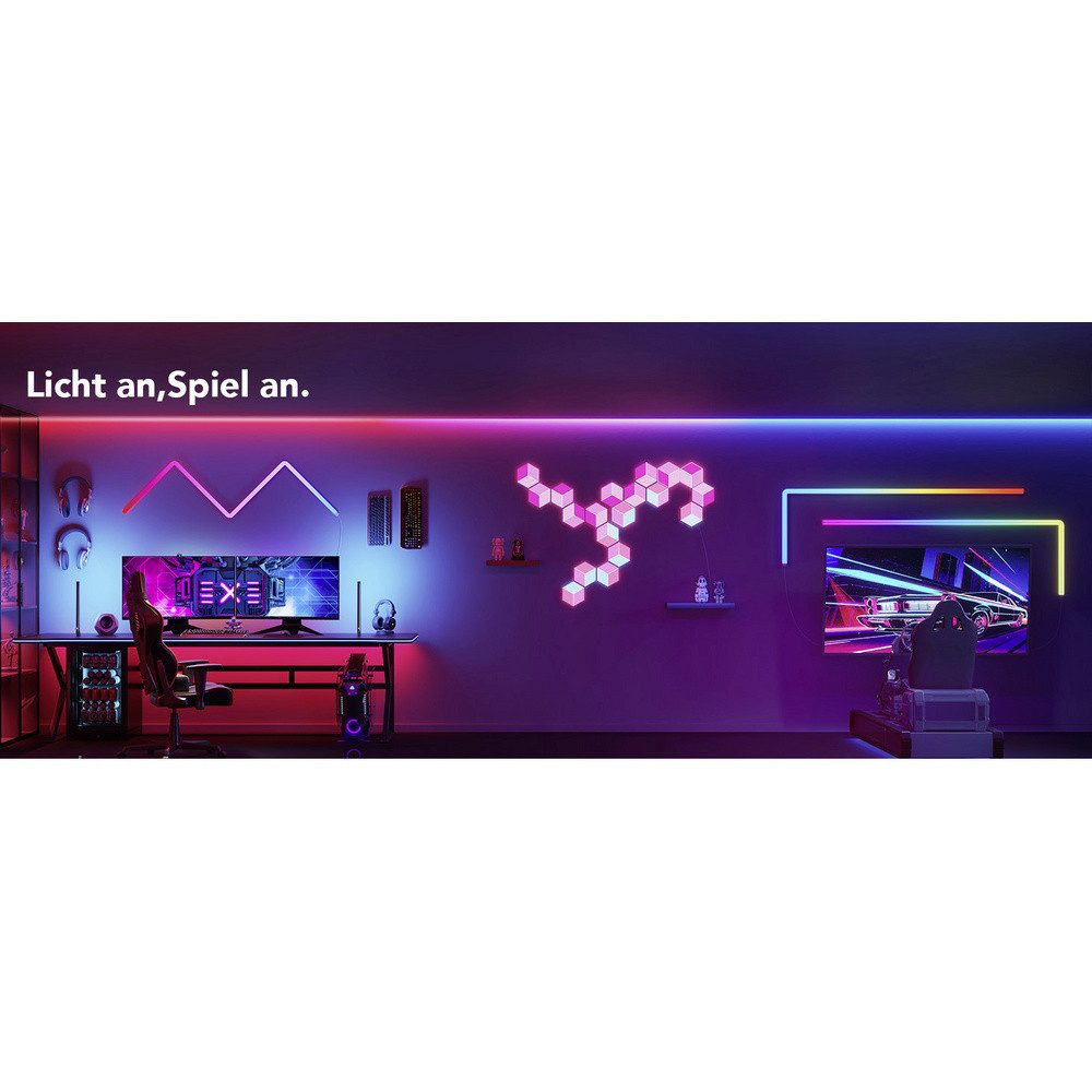 Govee Wandleuchte Govee Glide Wall Light (4+1) B6062 (4+1) LED-Wandleuchte 36 W LED We