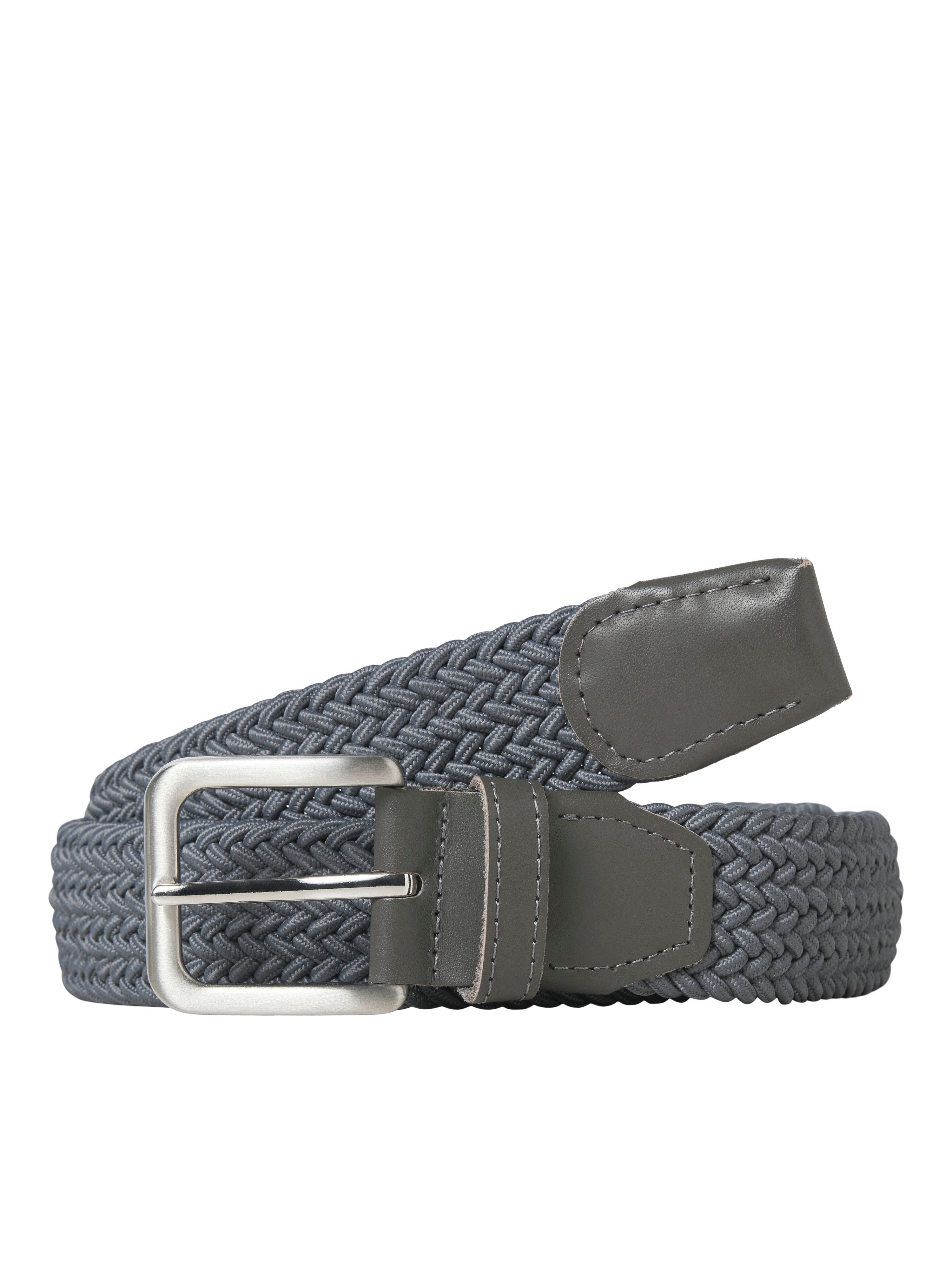 Jack & Jones Stretchgürtel JACSPRING WOVEN BELT NOOS Materialmix, mit echtem Leder