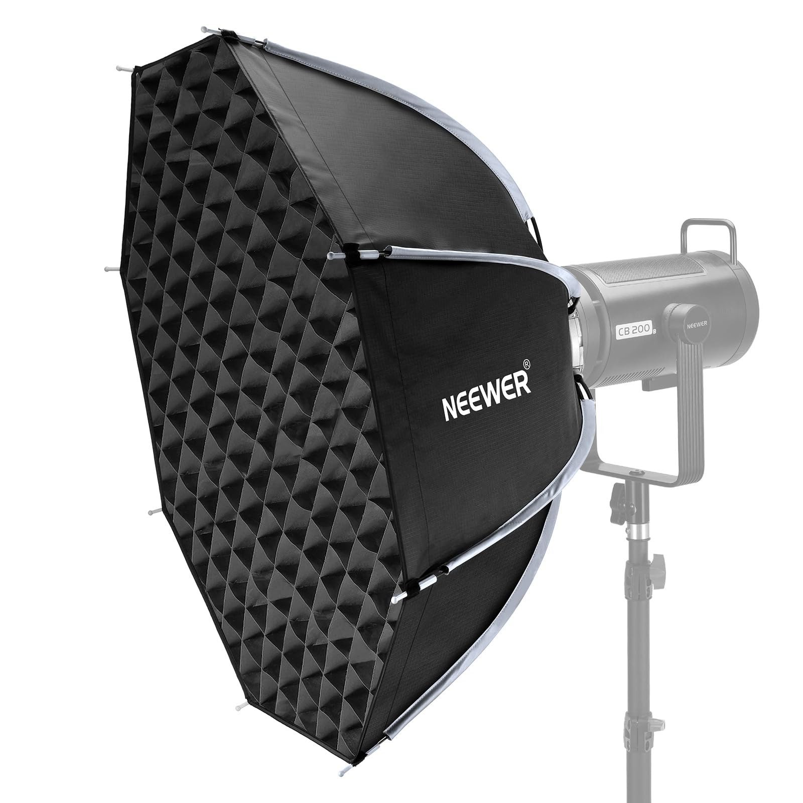 Neewer Softbox NS27P 70cm Octagon Softbox, mit Honeycomb Gitter, Licht Diffusoren, Schnellverschluss, Bowens Mount, Achteckige Softbox für CB/CB60 Serie