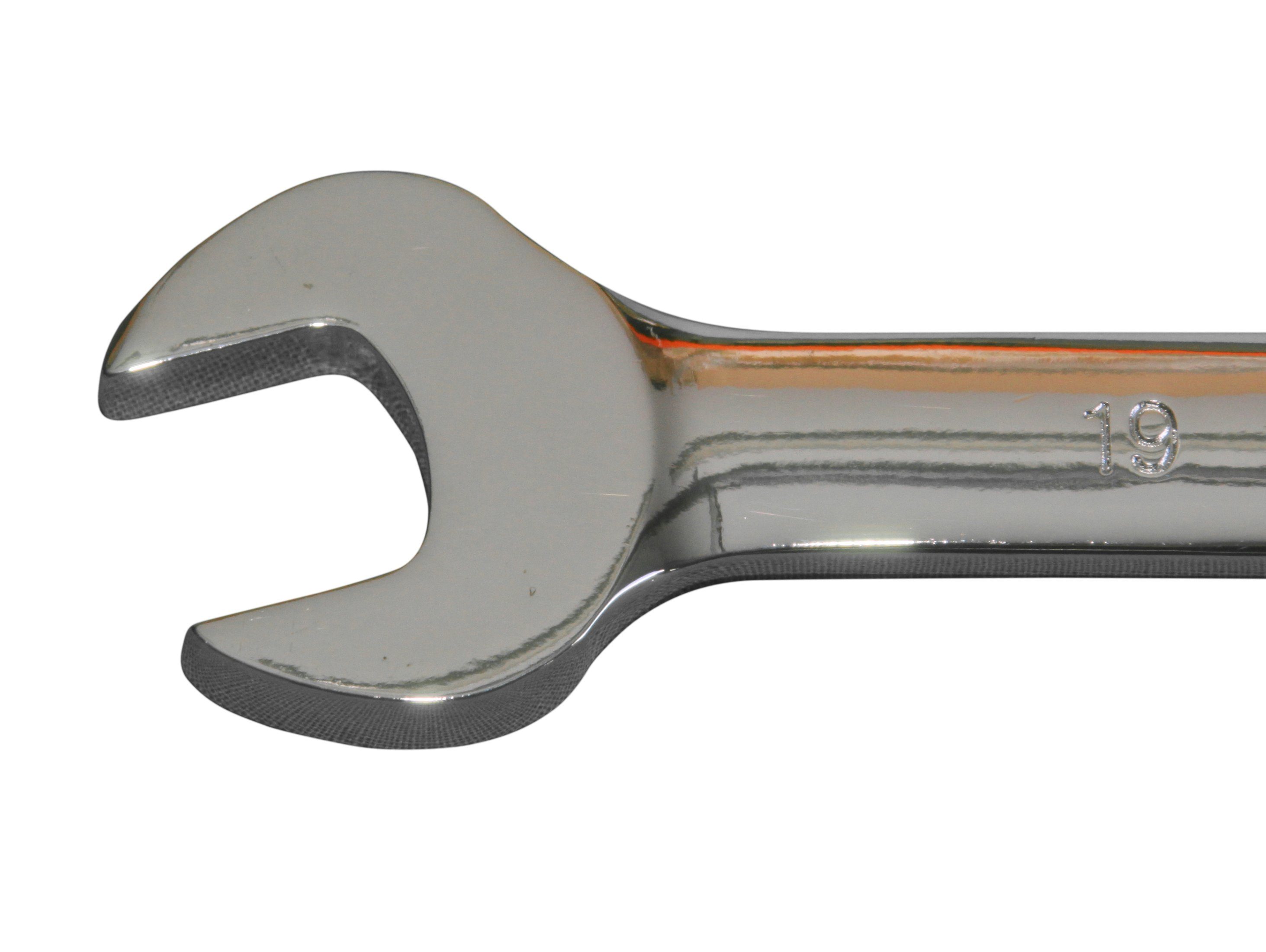 PeTools Ratschenringschlüssel 12tlg. Ratschenringschlüssel 8-19mm Ratschenschlüssel Ring Ratschen Schlüssel (12 St), Chrom-Vanadium-Stahl