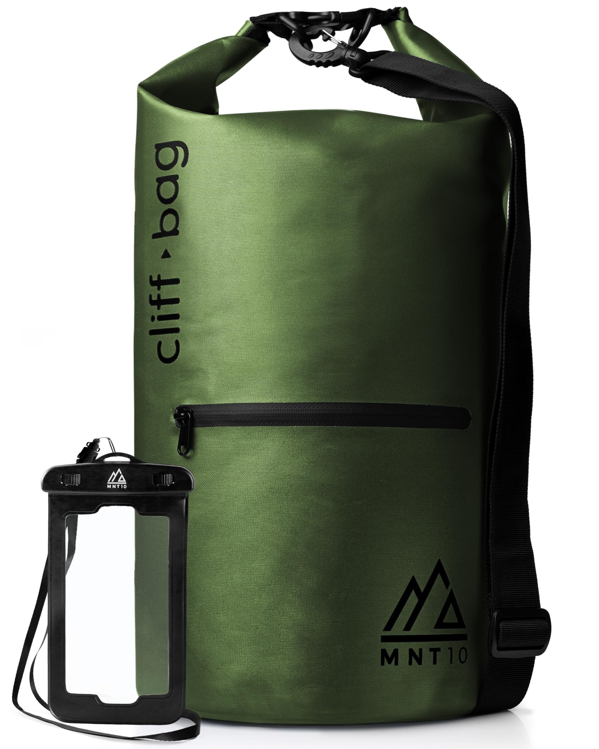 MNT10 Drybag MNT10 Dry Bag Green 30L, “Cliff-Bag” Drybag in 20L, Rucksack I 40L