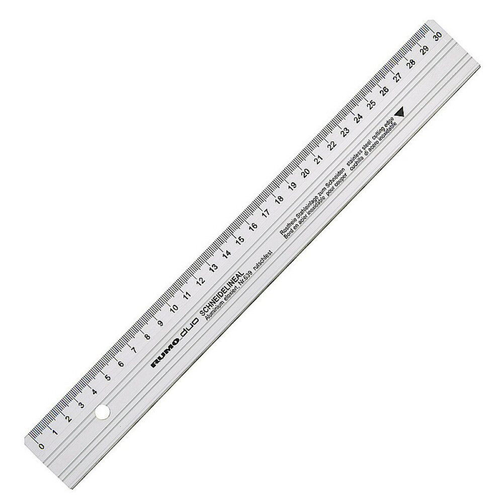 Generic Messlatte Rumold 639/50 Schneide-Lineale 50cm silber Aluminium (1-tlg)