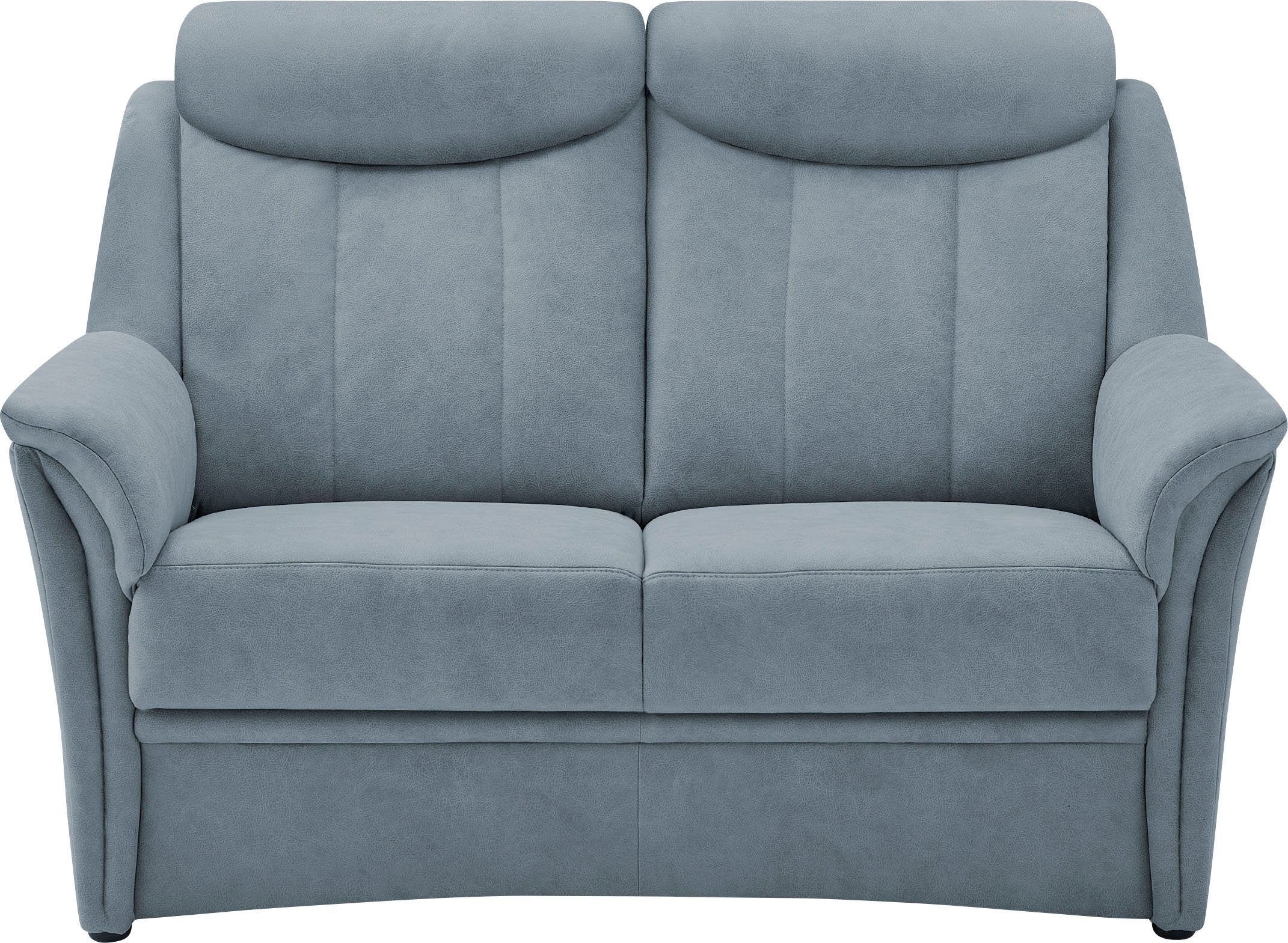 3-Sitzer Polstergarnitur 2x Sessel und VILLA Lugano, 49 in Sitzhöhe cm, BECK Kopfteilverstellung, 3-tlg), (Set,