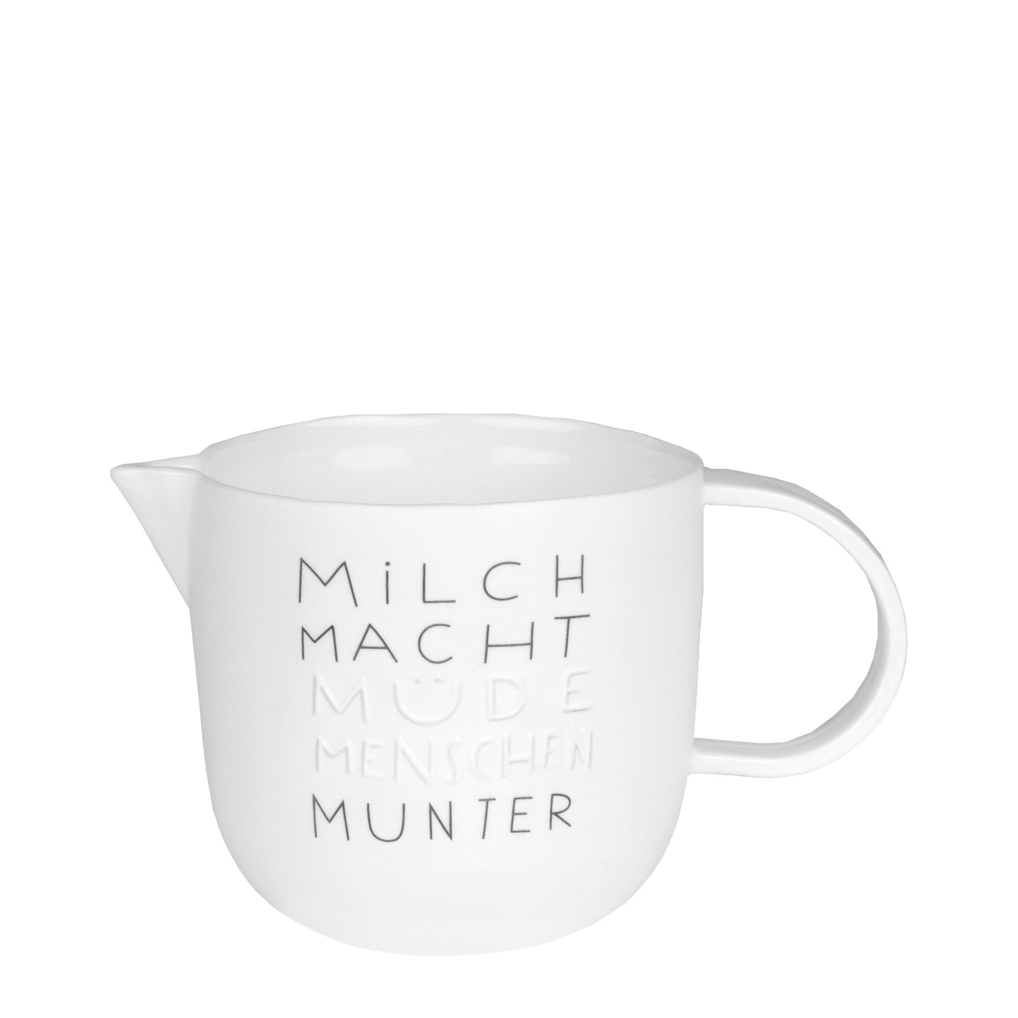 Räder Milchkanne räder Guten Morgen Milchkännchen Milch macht müde Menschen munter Weiß, 0 l