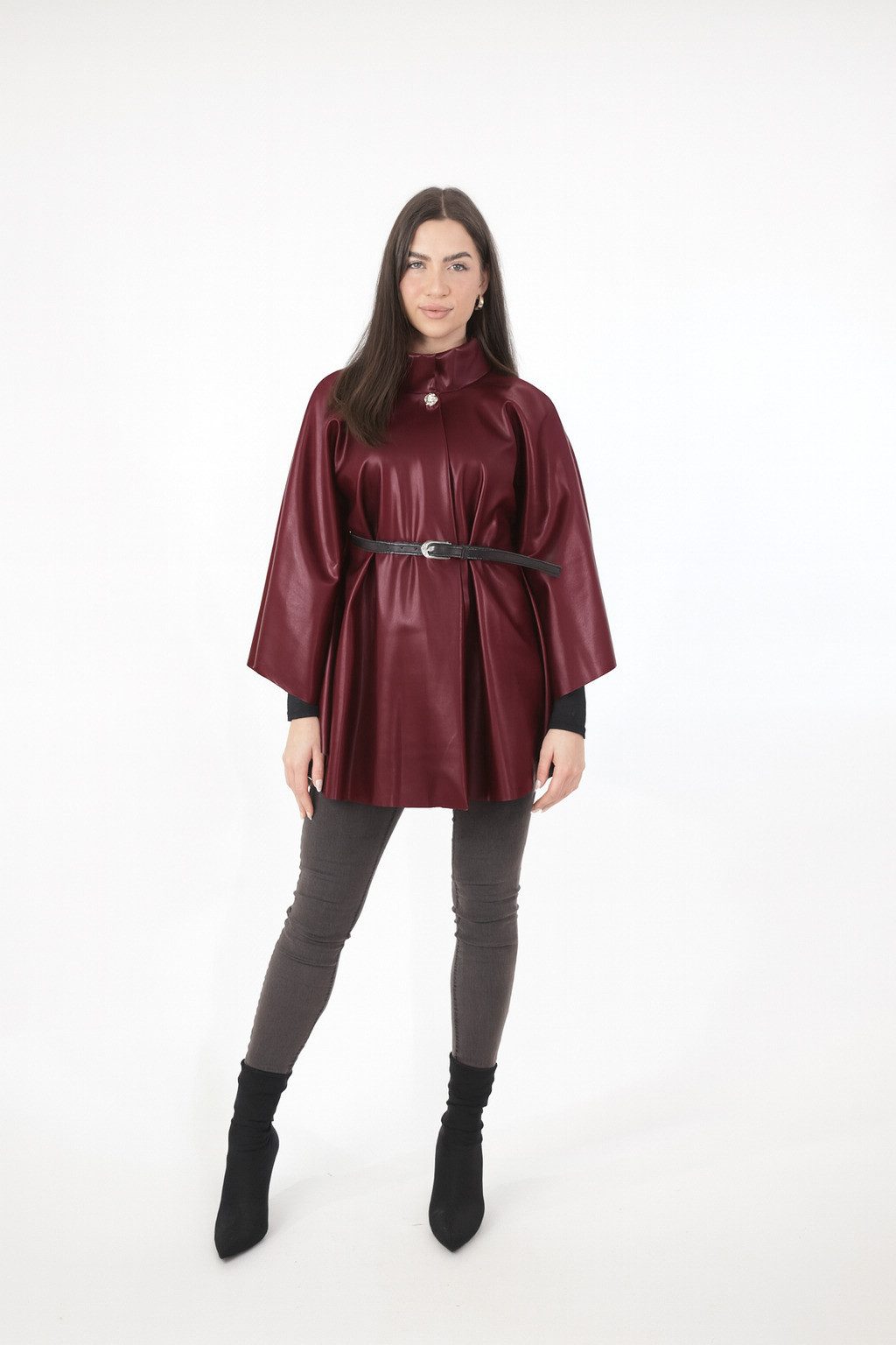 Elara Poncho Jacke
