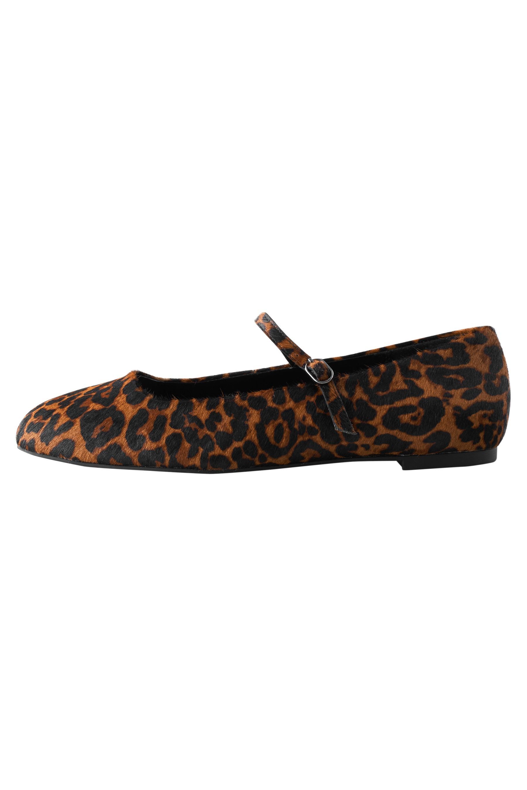 Forever Comfort Mary-Jane-Ballerinas aus Leder Ballerina