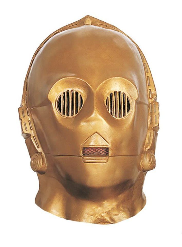 Verkleidungsmaske Star Wars C-3PO - Halloween Fasching Kostüm Maske