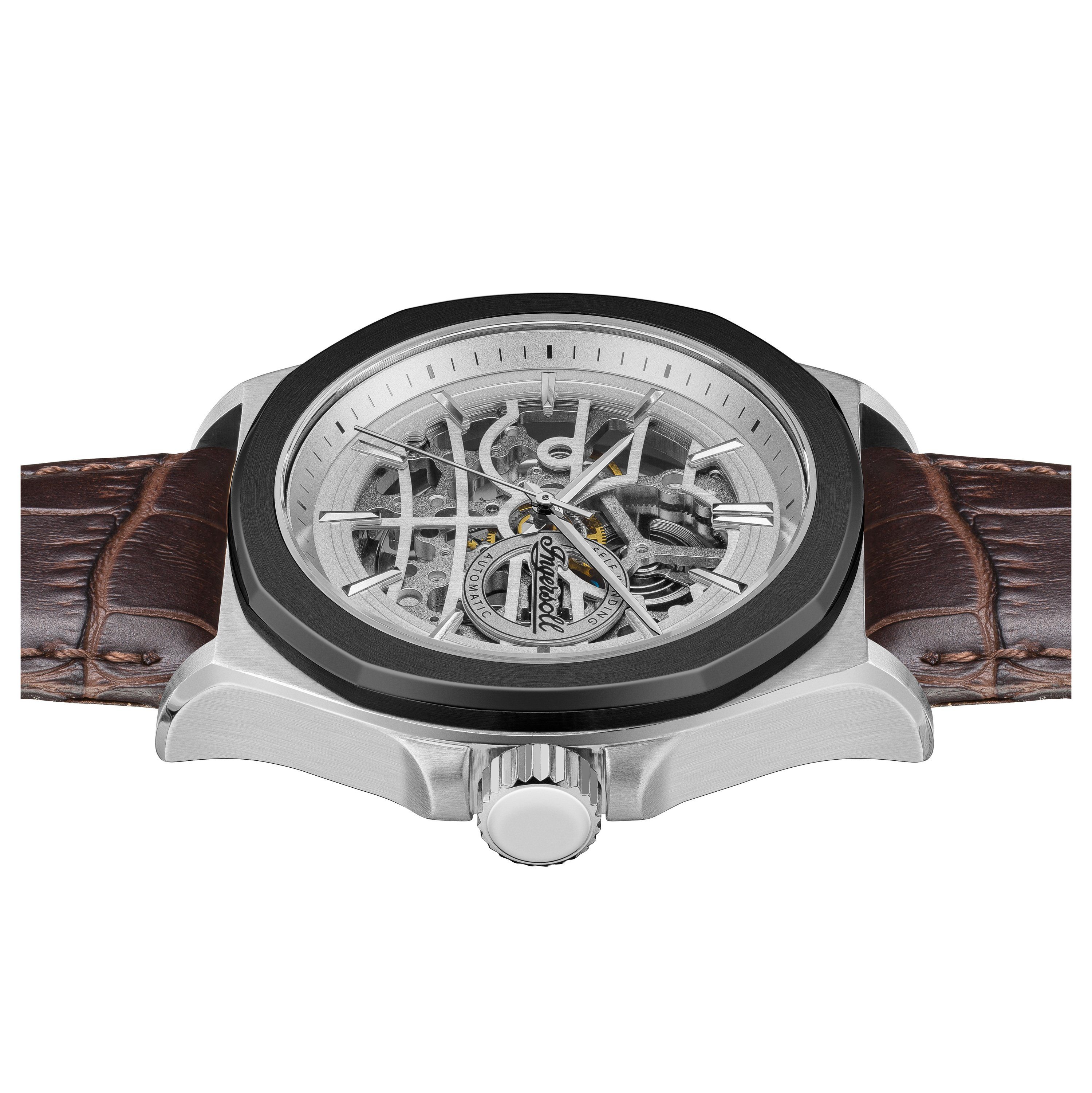 Ingersoll Automatikuhr Echtleder