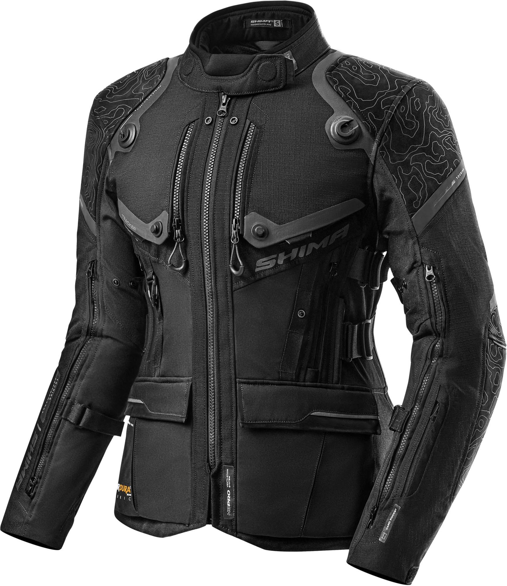 SHIMA Motorradjacke Tracker Damen Motorrad Textiljacken Rückenprotektor enthalten,Ellenbogenprotektoren enthalten,Schulte