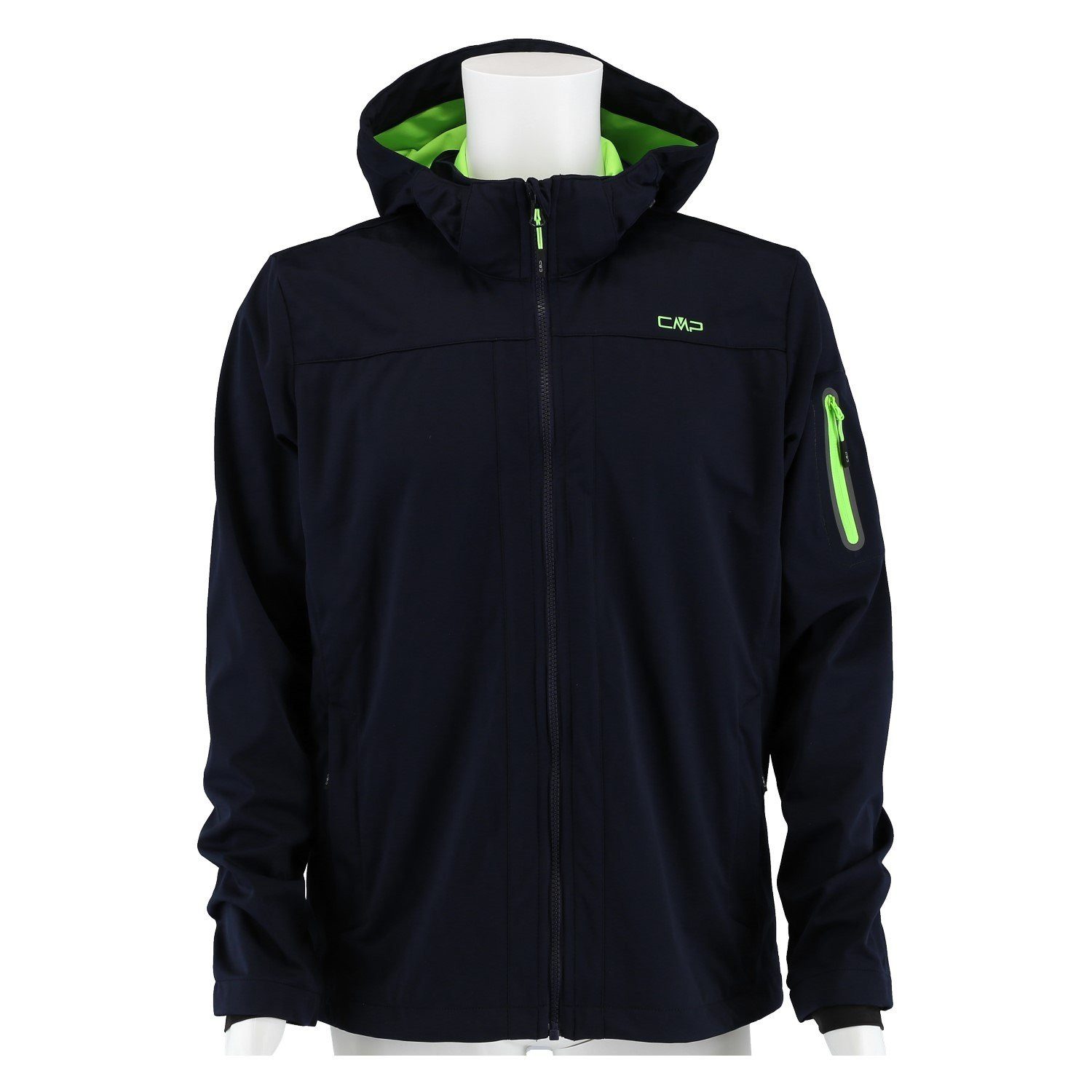 CMP Softshelljacke Light mit Kapuze (winddicht, wasserfest) navyblau Herren günstig online kaufen