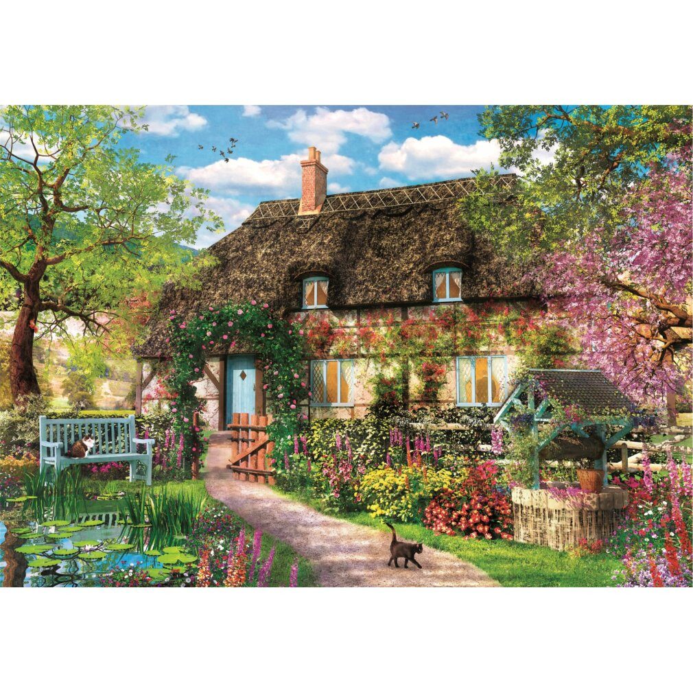 Clementoni® Puzzle CLEMENTONI Altes Landhaus Puzzle 1000 Teile, Puzzleteile günstig online kaufen