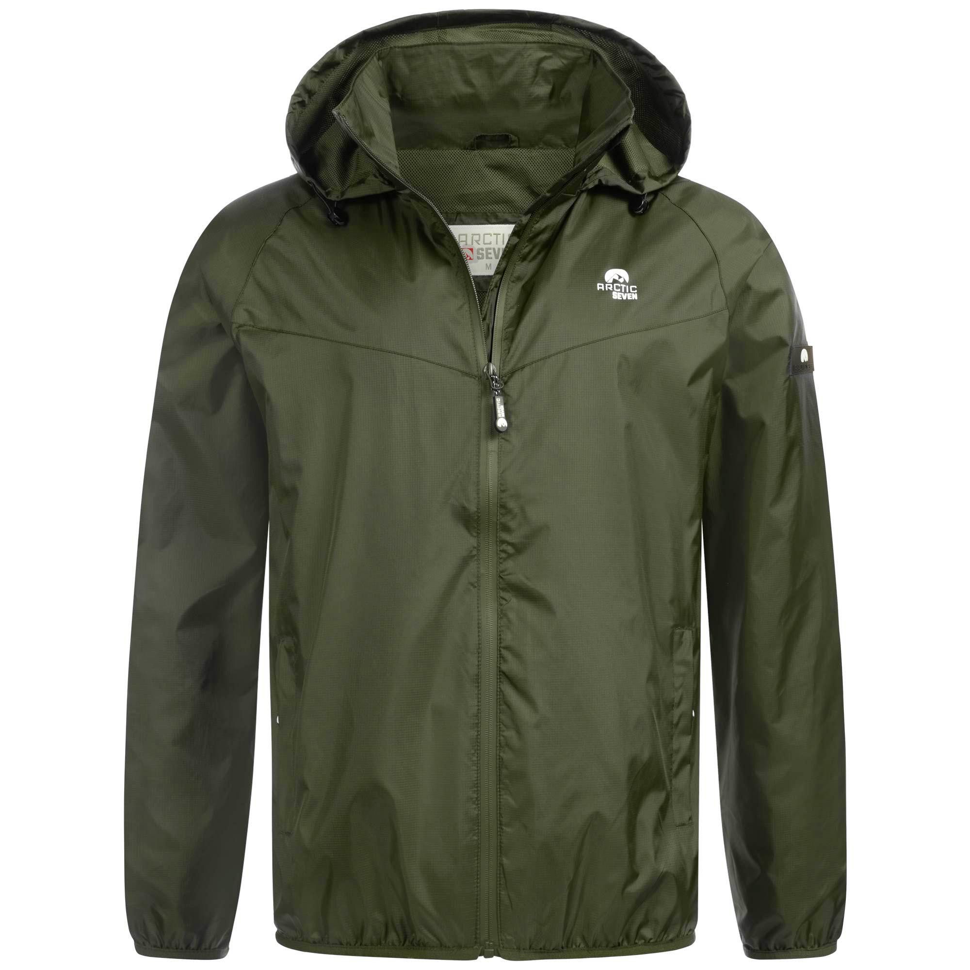 Arctic Seven Regenjacke Arctic Seven Herren Regenjacke AS412 mit hochstehen günstig online kaufen