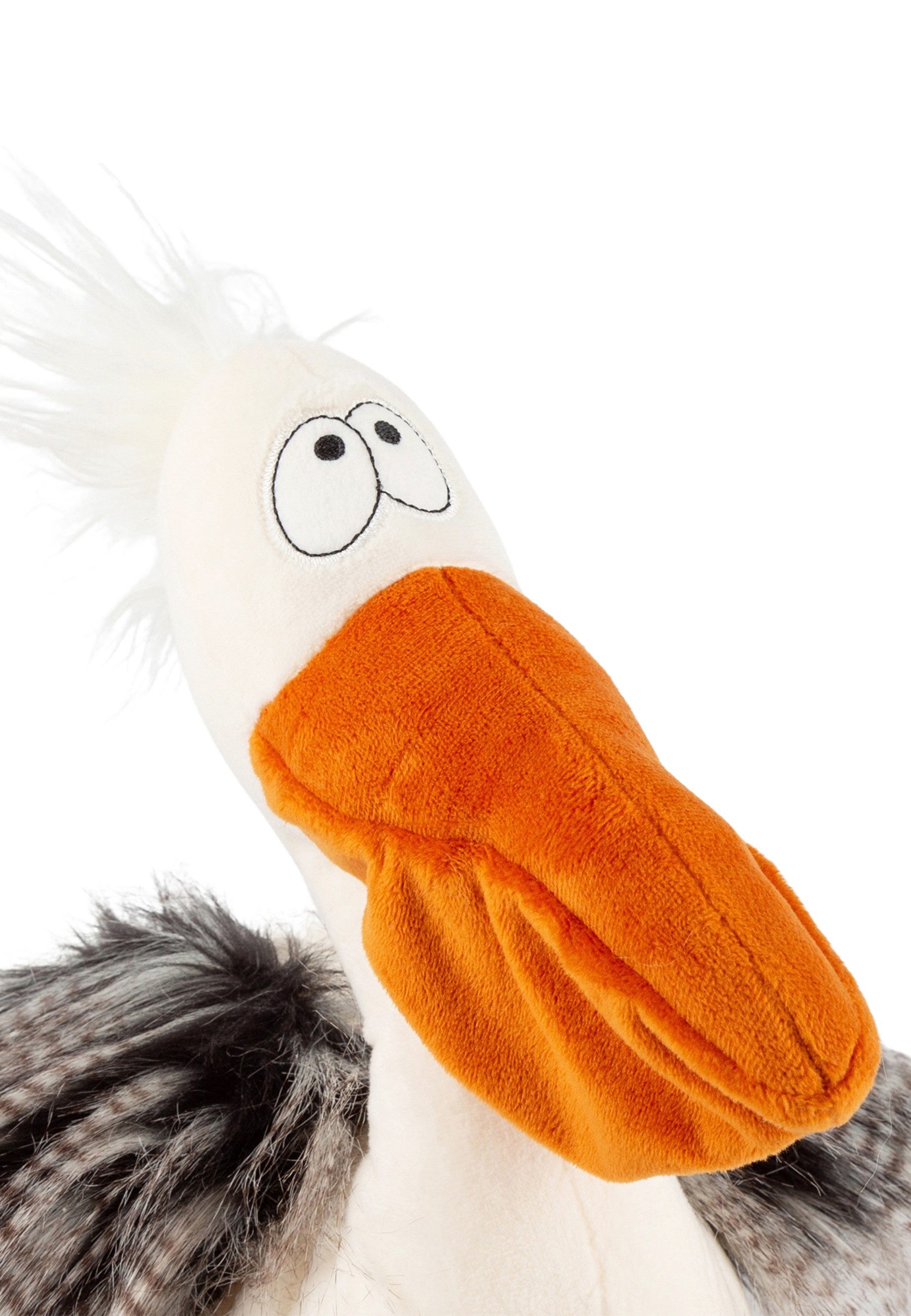 Sigikid Kuscheltier Romeo Pelikano Kikeriki für Kinder und Erwachsene (1-St)