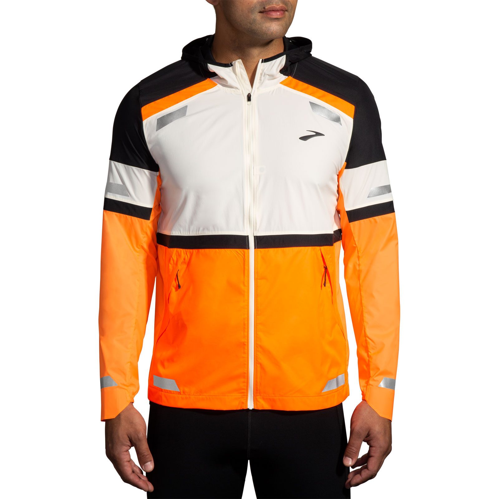 Brooks Laufjacke Run Visible Jacket 2.0 Men 211519-167 Gut sichtbar im Dunkeln