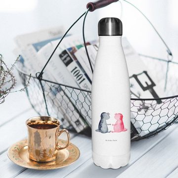 Mr. & Mrs. Panda Thermoflasche Axolotl Liebe, Thermoflasche, Thermos, Trinkflasche, Isolierflasche, Stilvoll