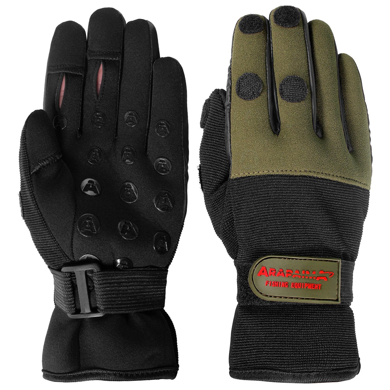 Angelhandschuhe Angelhandschuhe Titanium-Neopren-Thermohandschuhe für Angeln, Jagd &