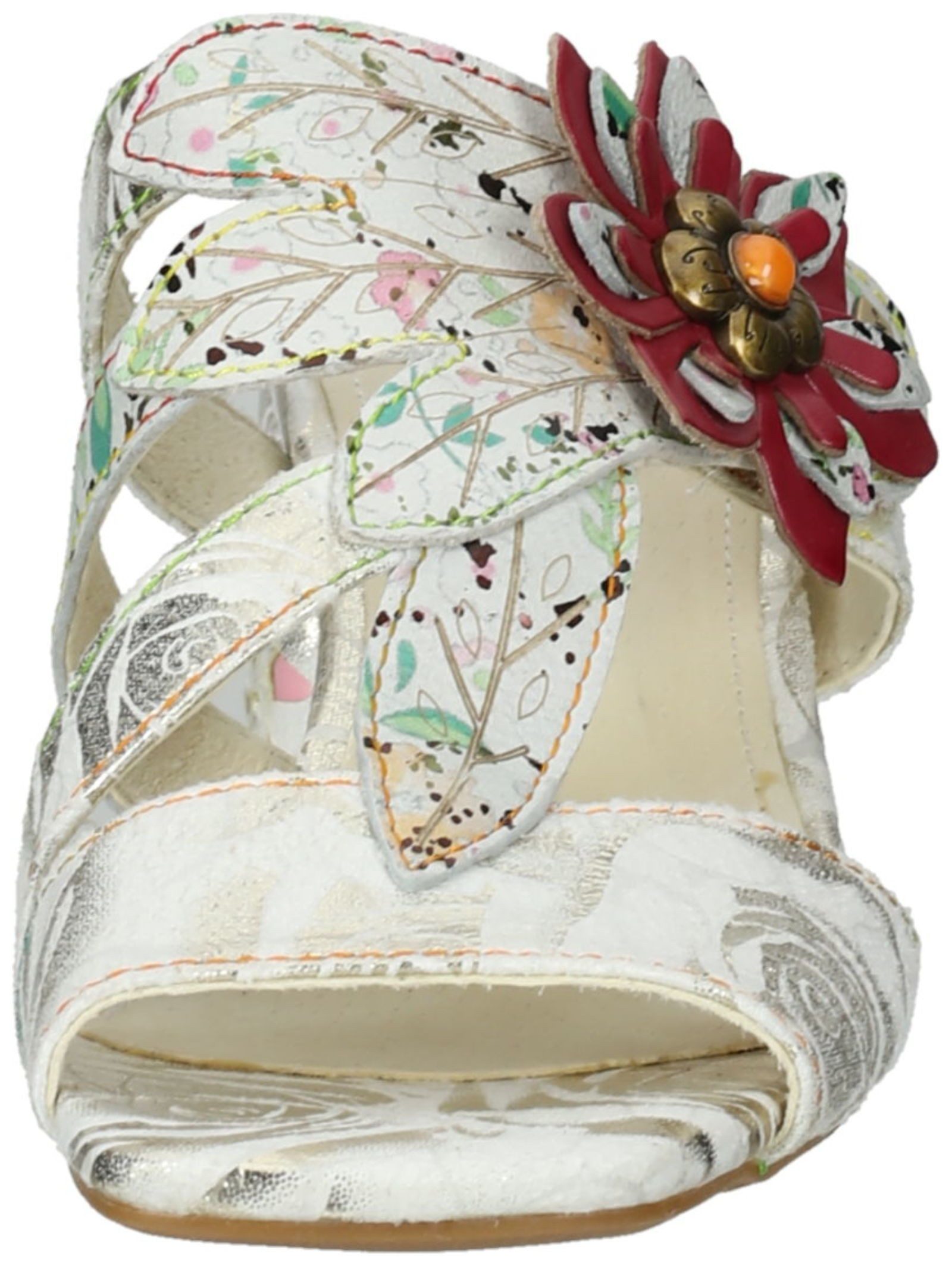 LAURA VITA Pantoletten Leder/Textil Pantolette