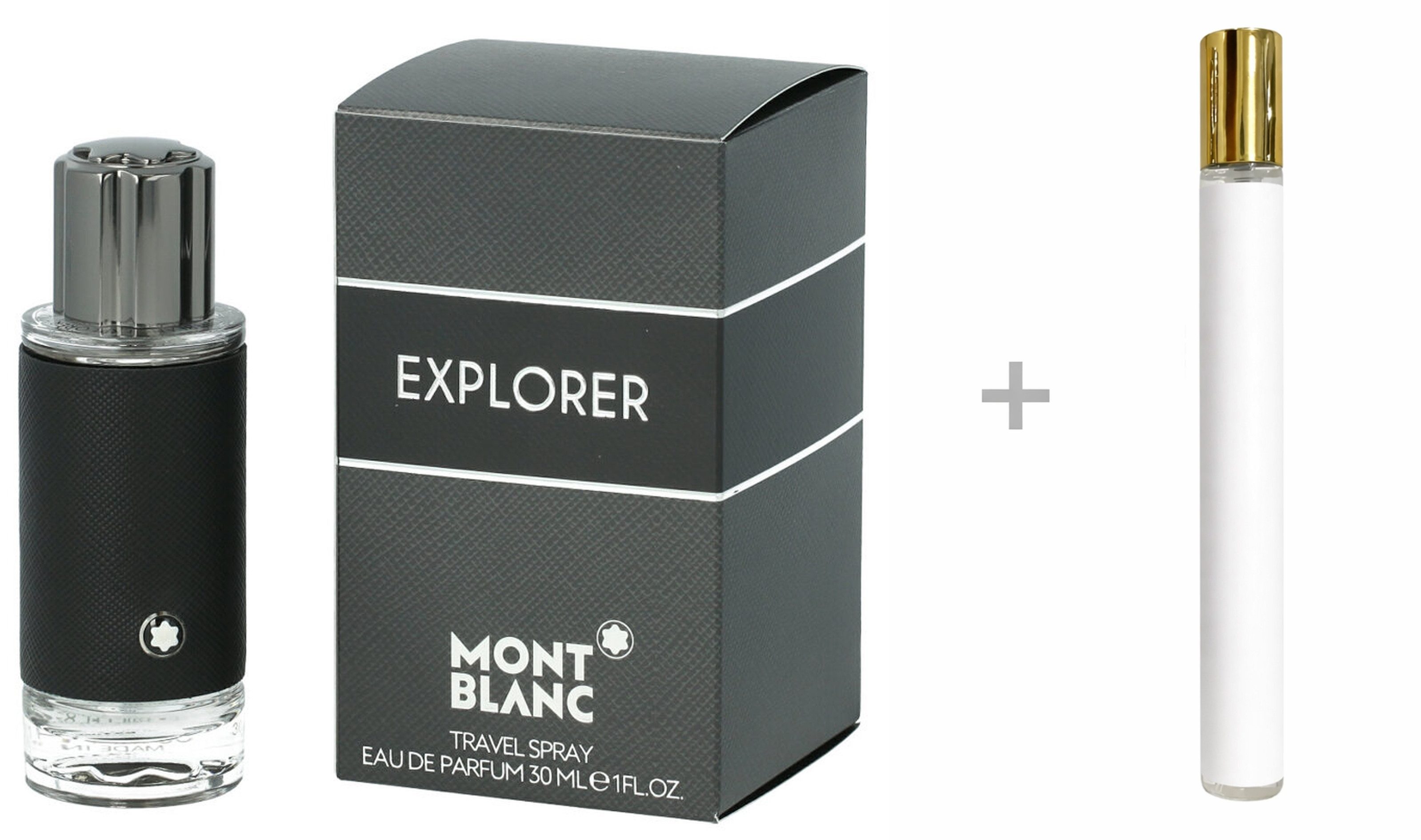 MONTBLANC Duft-Set Explorer Eau de Parfum (EDP) Herren Spray mit Reiseduft, Frisch-holziger Duft mit Bergamotte, Pfeffer, Vetiver und Patchouli
