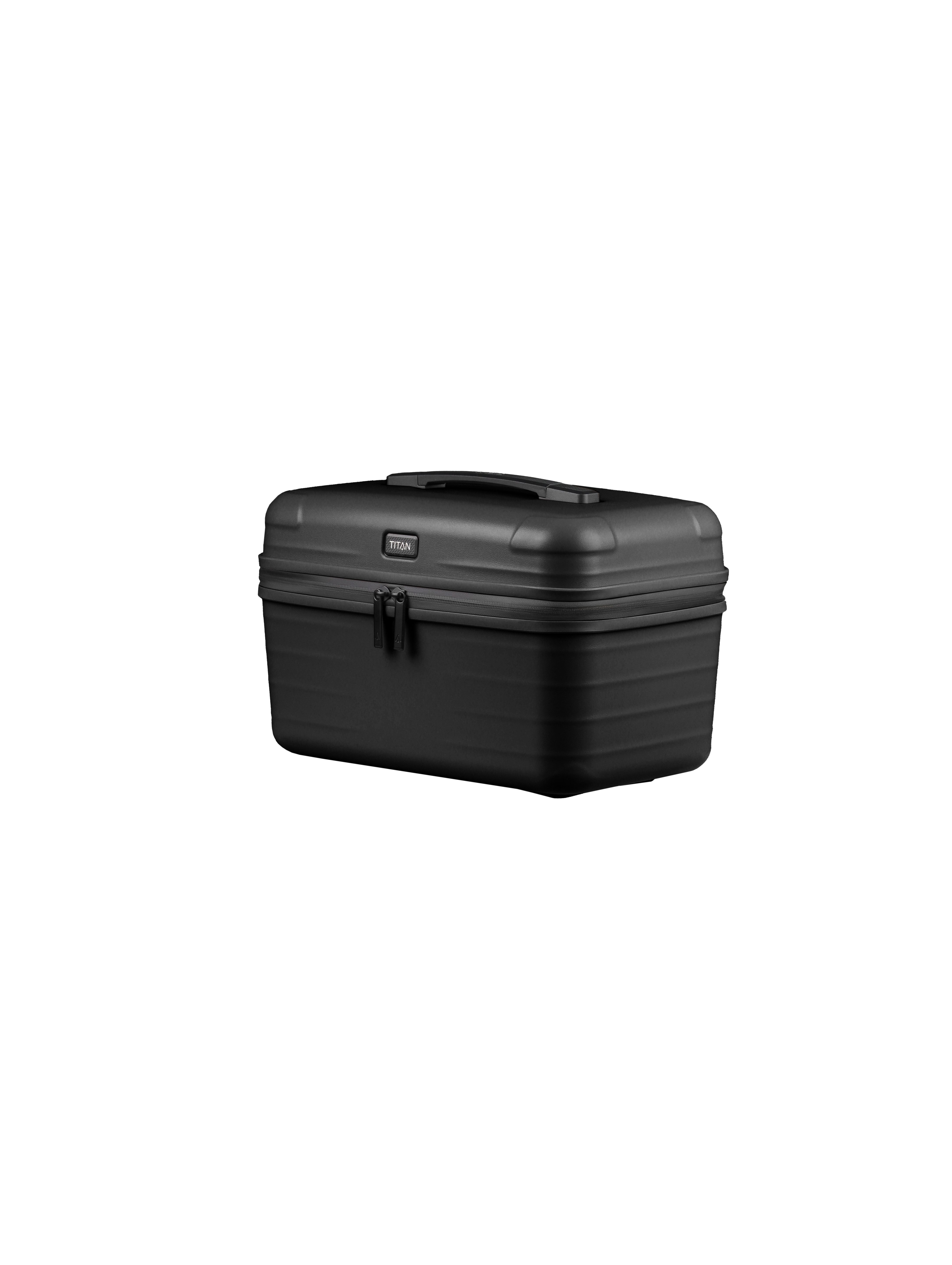 TITAN - Made in Germany Beautycase UPGRADE Kosmetikkoffer, flexible Fächereinteilung, herausnehmbares Inlay und Trolley-Sleeve