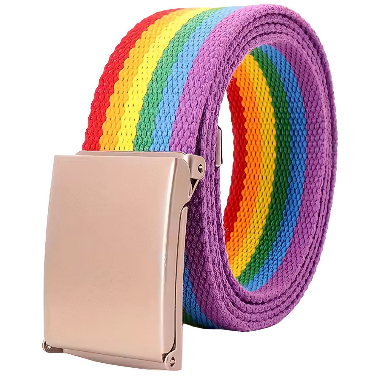 Ware aus aller Welt Koppelgürtel Pride Gürtel – LGBTQ Regenbogen Gürtel für die CSD Community (1-St)