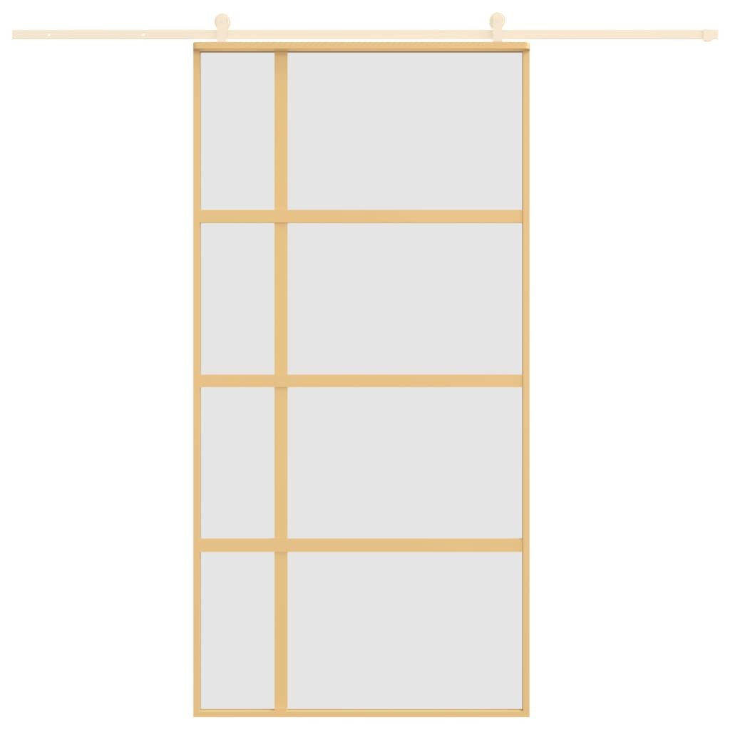vidaXL Haustür Schiebetür Golden 102,5x205 cm günstig online kaufen