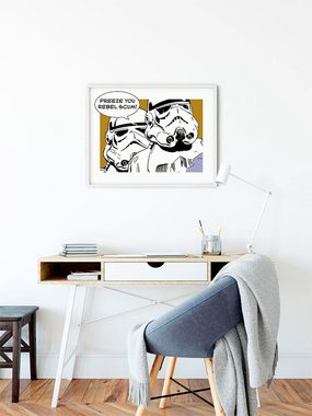 Komar Poster Star Wars Classic Comic Quote Stormtrooper, Star Wars (1 St), Kinderzimmer, Schlafzimmer, Wohnzimmer