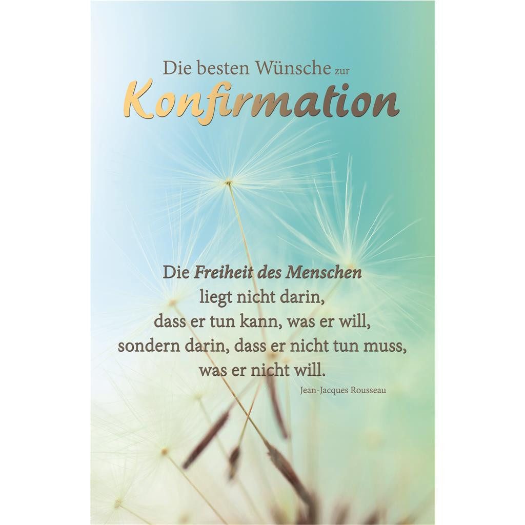 Skorpion Grußkarten Konfirmation Glückwunschkarte im Format 11,5 x 17