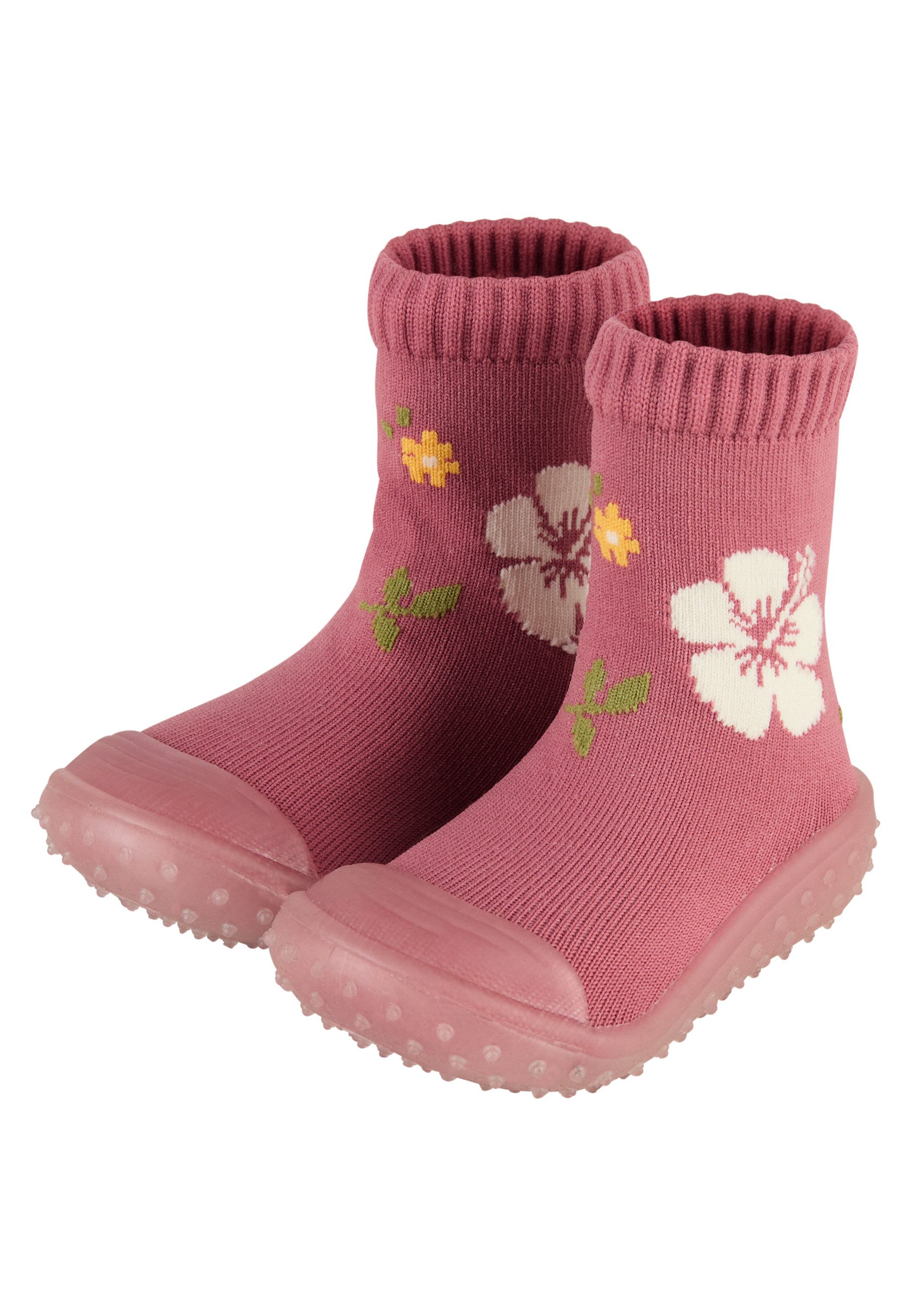 Sterntaler® Basicsocken Adventure-Socks Blumen (1-Paar, 1 Paar) Adventure Socks Blumen, rutschfest, elastisch & schnelltrocknend