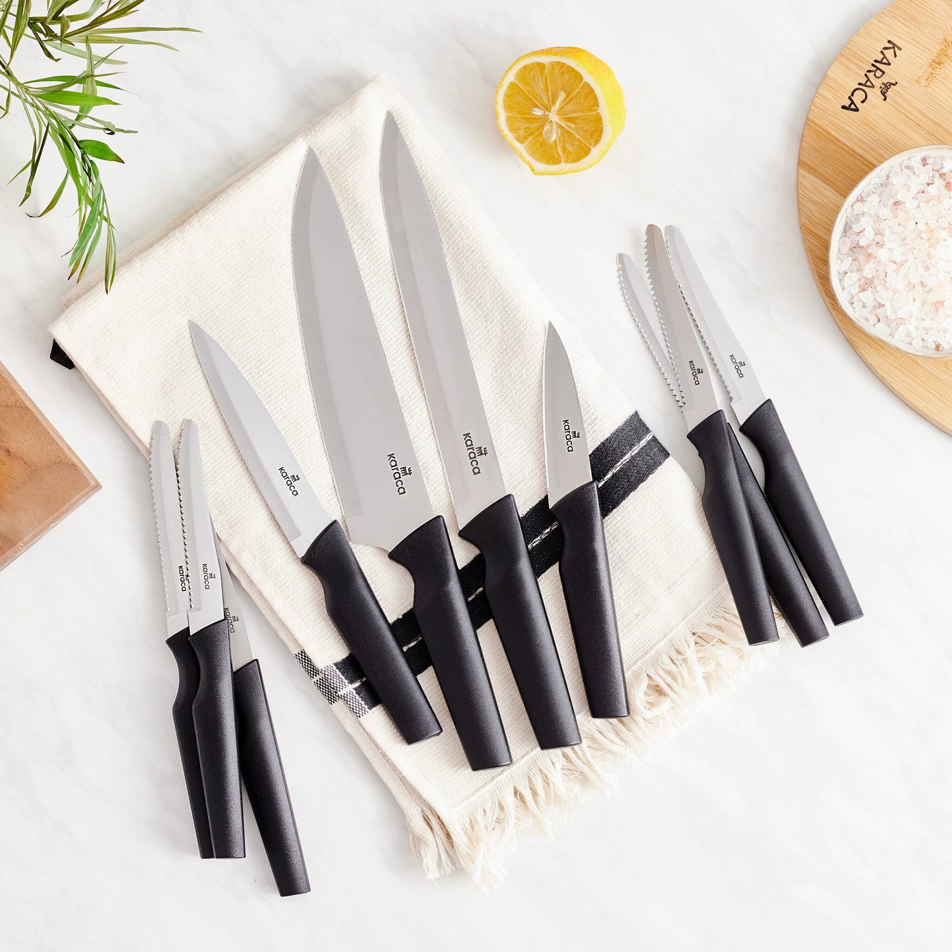 Karaca Geschirr-Set Karaca Bundle 10 Teiliges Ножиset Brotmesser Gemüsemesser