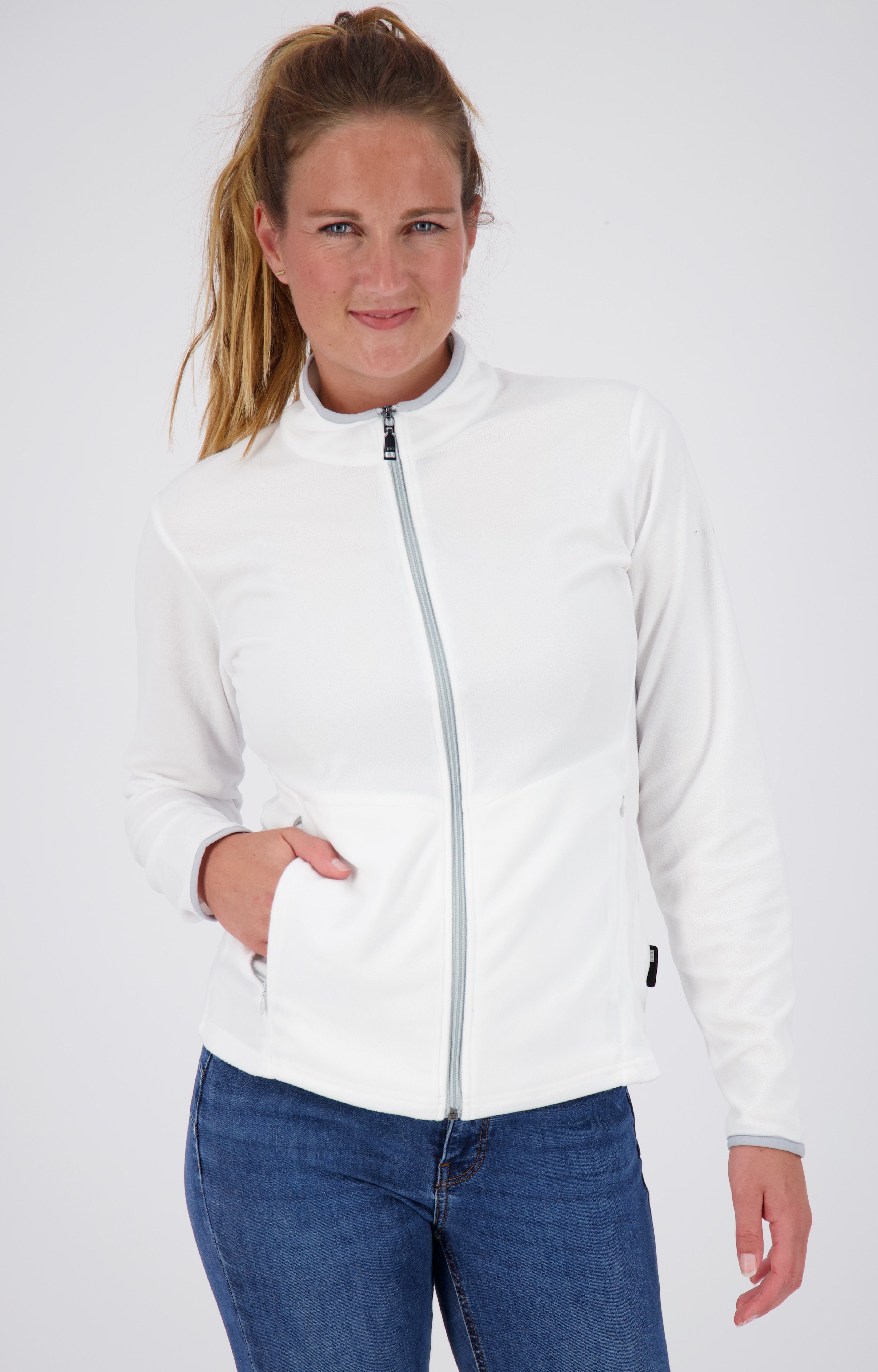 Weiße Damen-Fleecejacke online kaufen » Jacke aus Fleece | OTTO