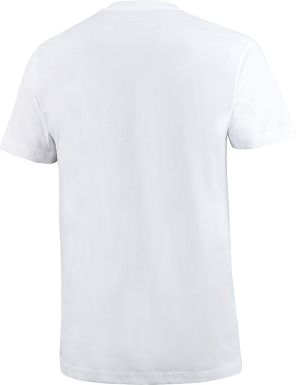 T-Shirt reiner (5er-Pack) hochwertiger, Kern Otto Baumwolle aus Kurzarmshirt Kern weiß